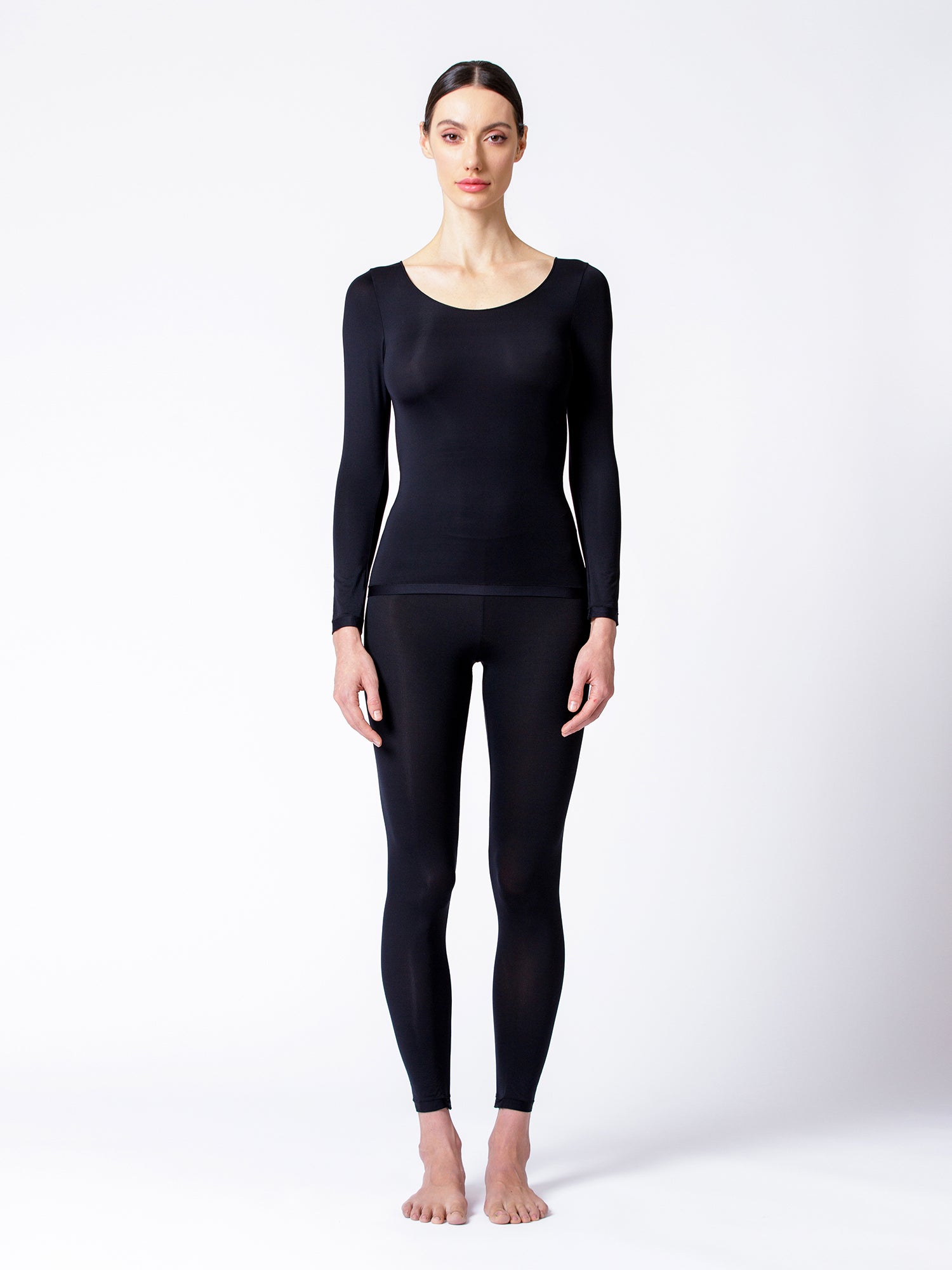 THERMAL UNDERWEAR BASE LAYER SET, BLACK