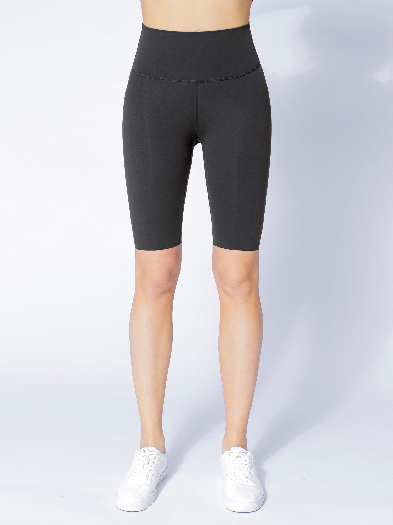 NUDE SHAPE BIKER SHORTS, LIMESTONE