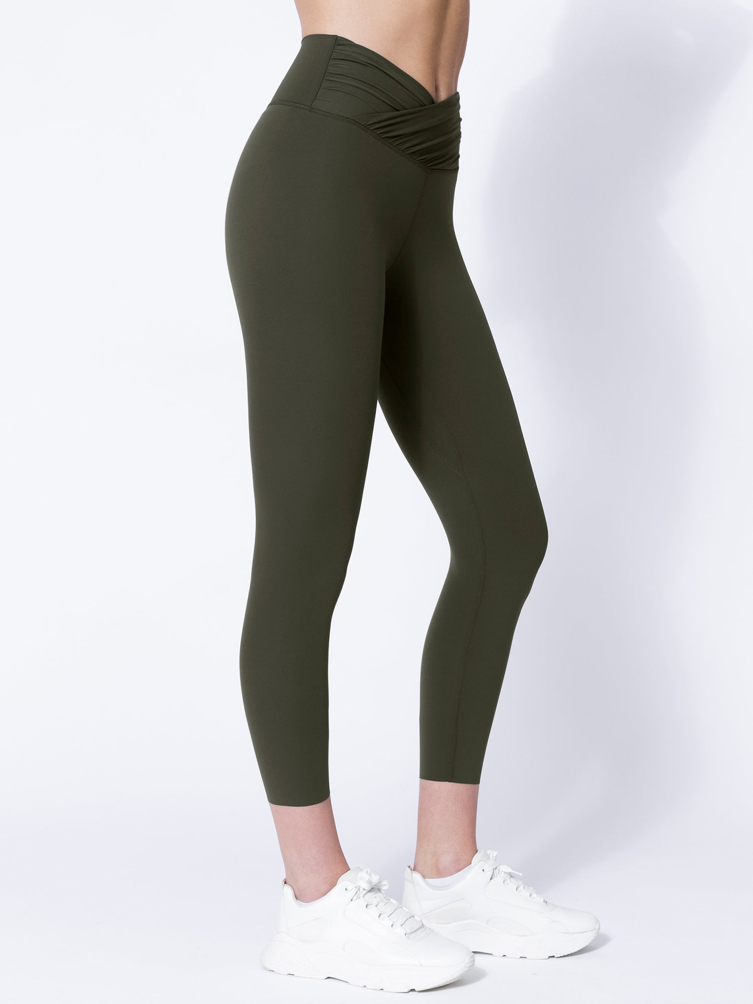 NUDE WRAP ANKLE CROPS