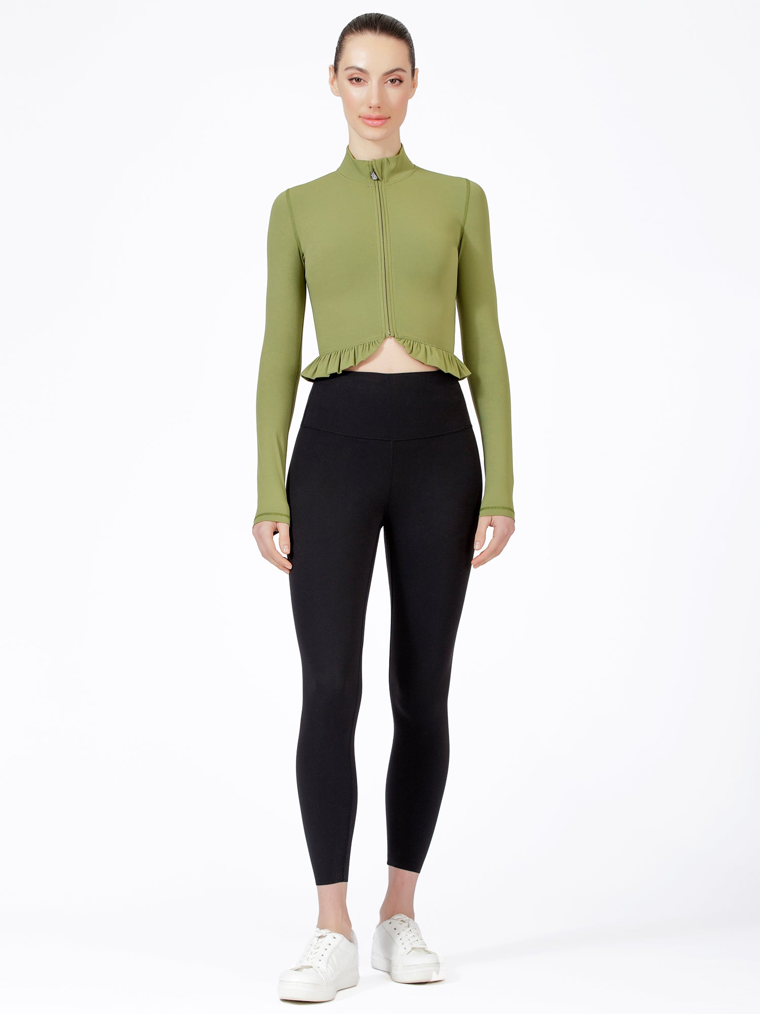 CROPPED RUFFLES JACKET