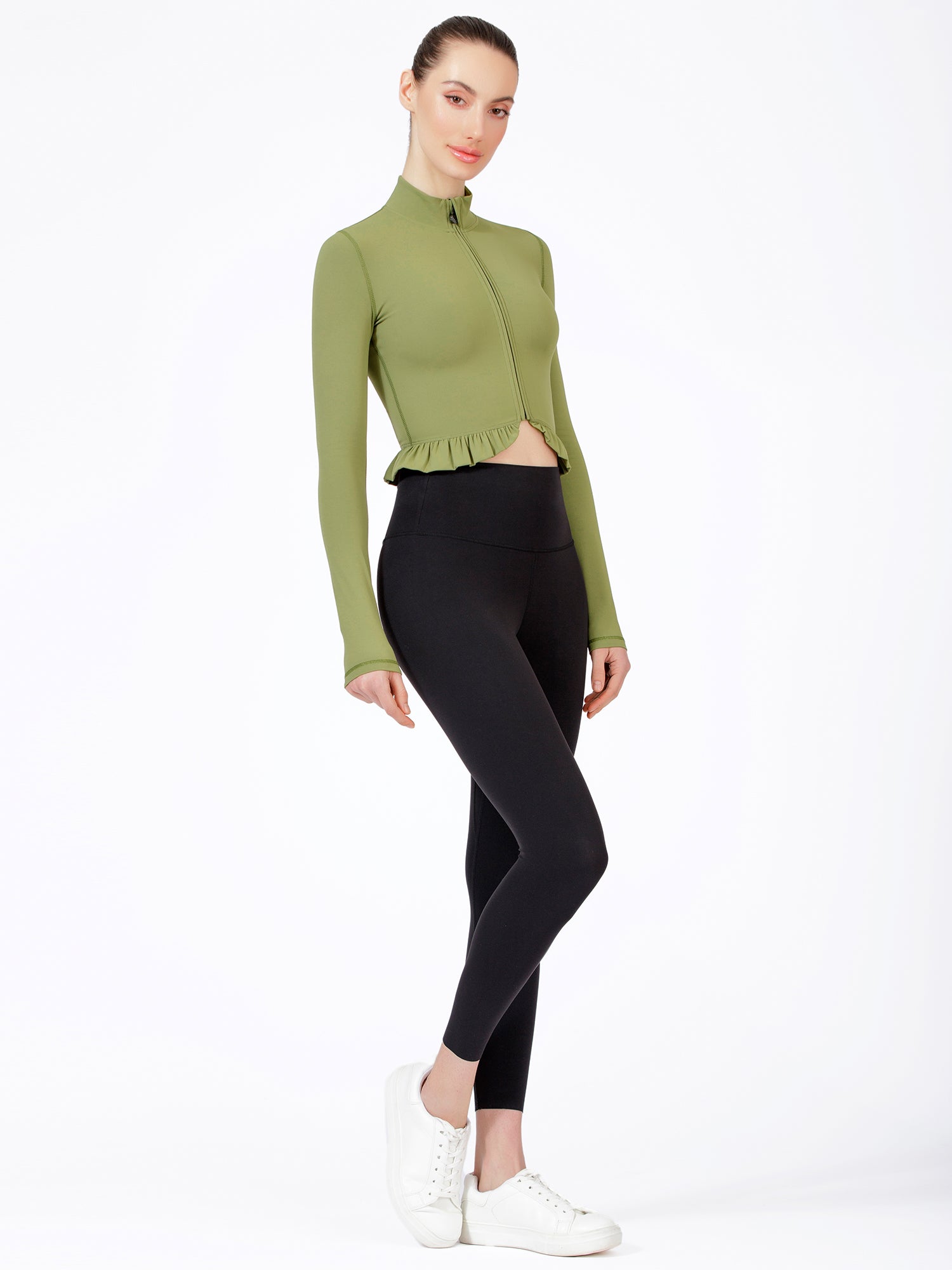 CROPPED RUFFLES JACKET
