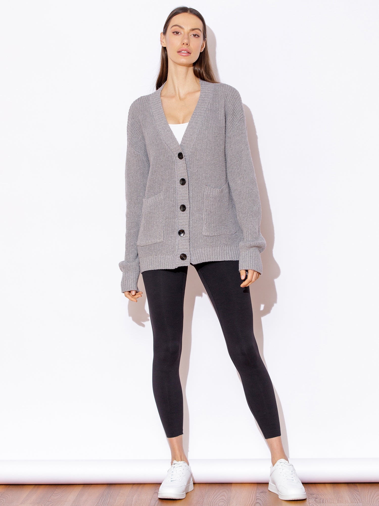 BOYFRIEND FIT KNIT CARDIGAN