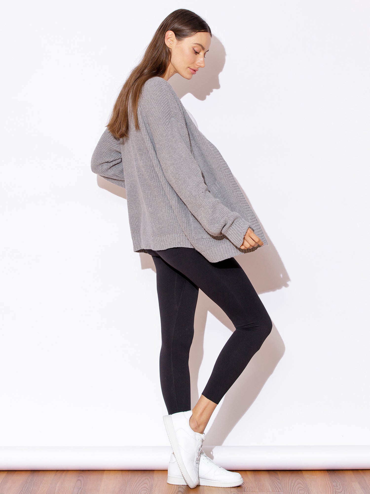 BOYFRIEND FIT KNIT CARDIGAN