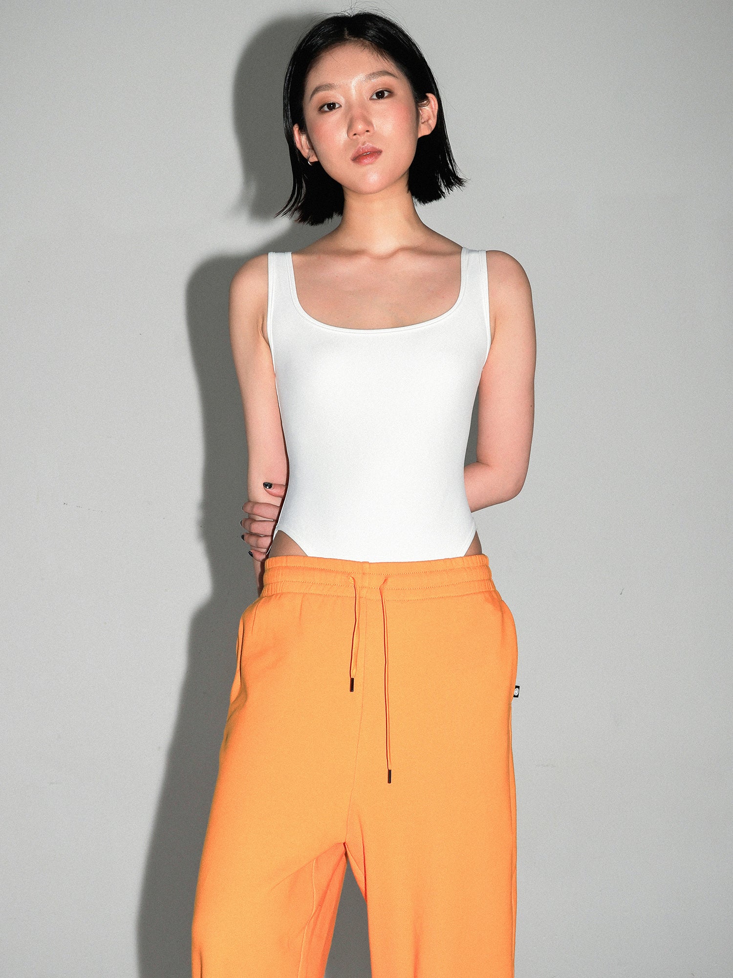 HIGH-CUT BASIC TANK BODYSUIT
