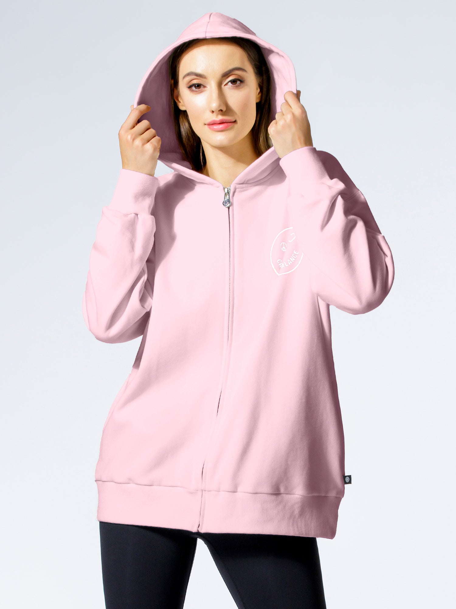 HAPPY GLOW ZIP HOODIE