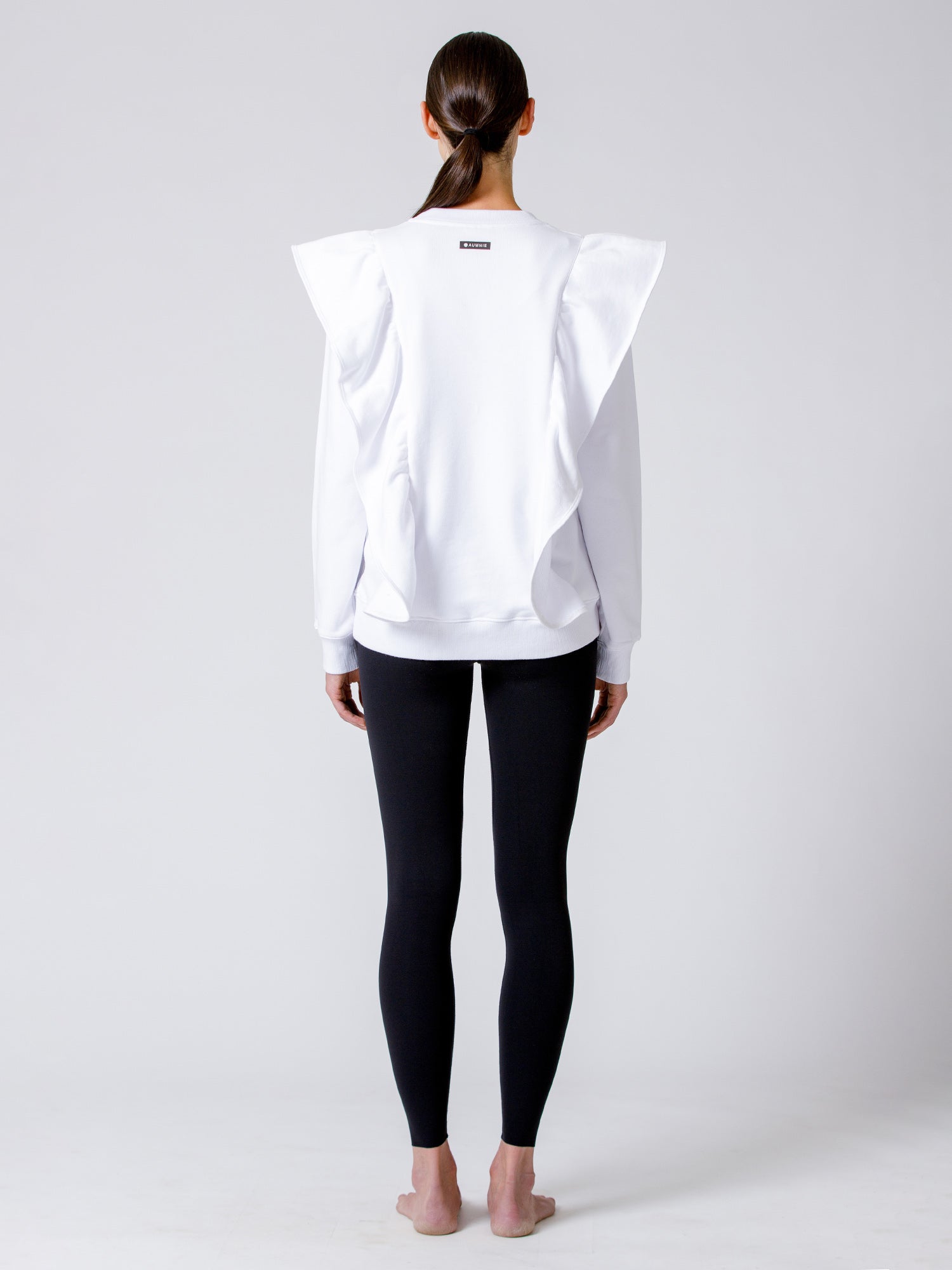 EMPOWER RUFFLED SWEATSHIRT
