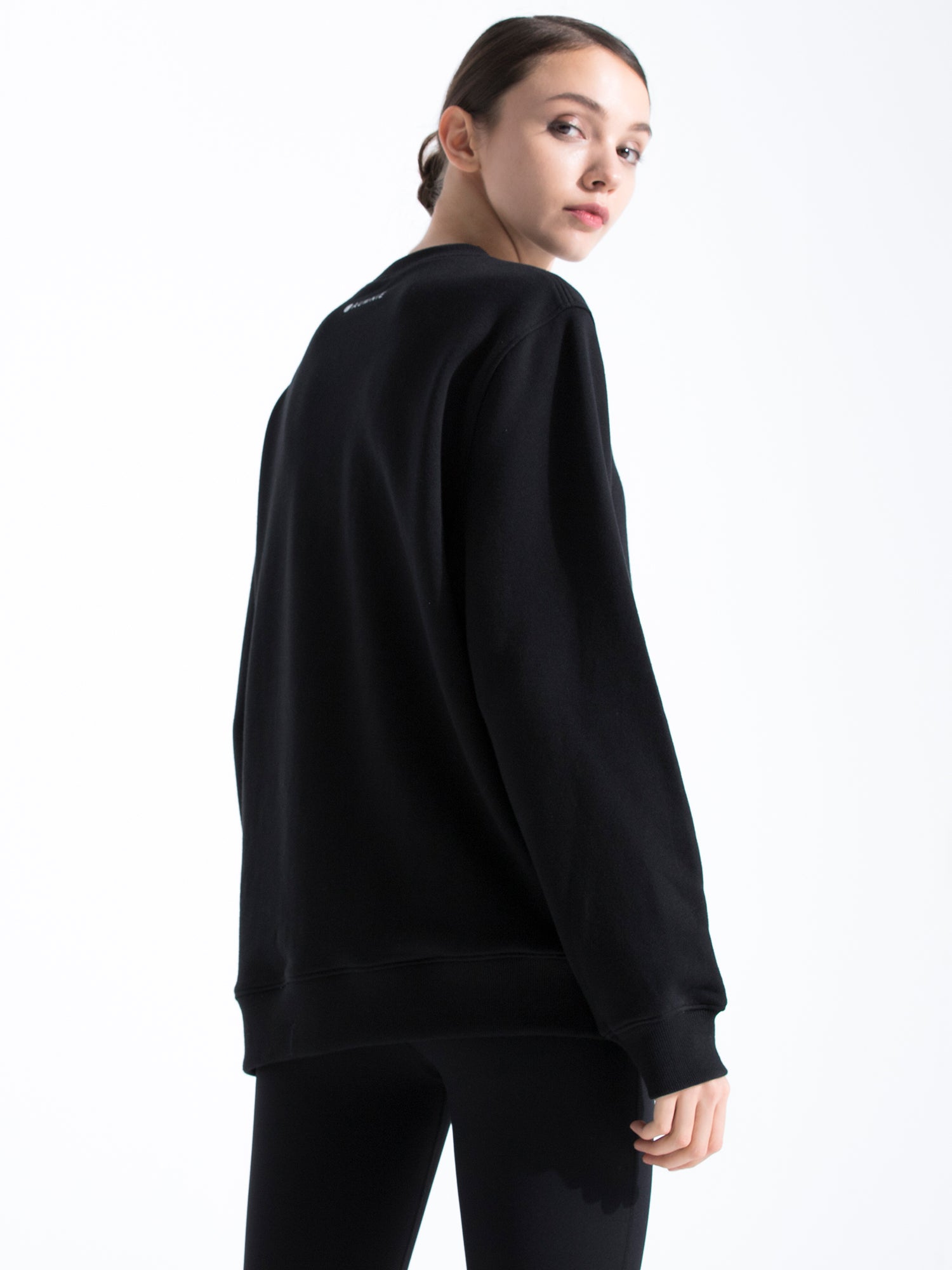 RAINBOW YOGA SWEATSHIRT, BLACK