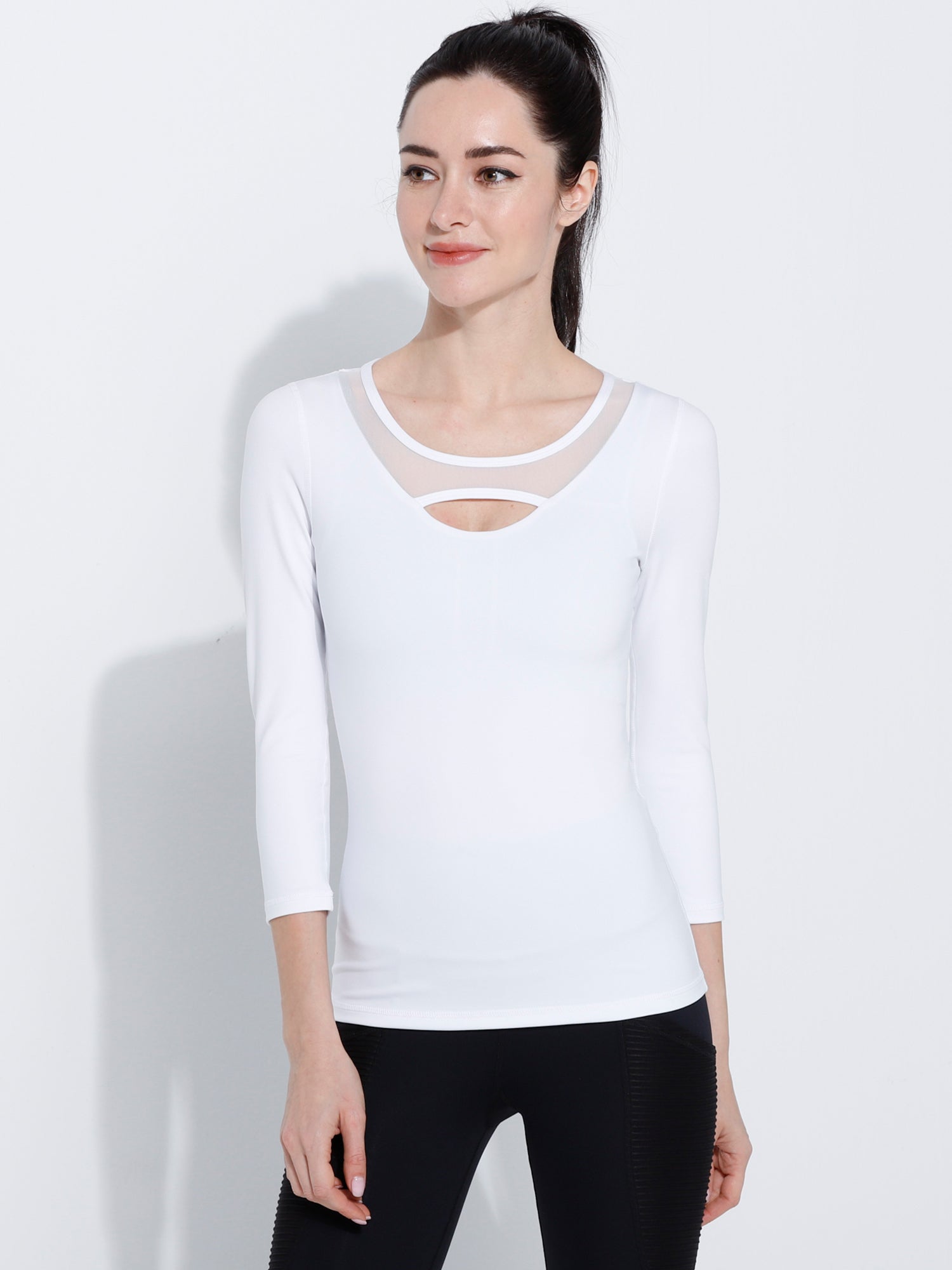 PARALLEL 3/4 SLEEVE TEE
