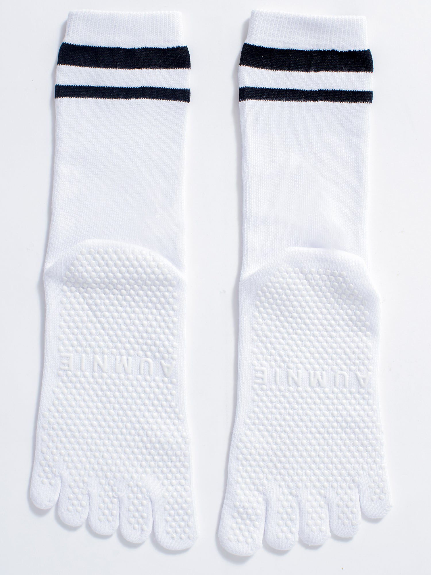 KNEE HIGH FULL TOE YOGA GRIP SOCKS
