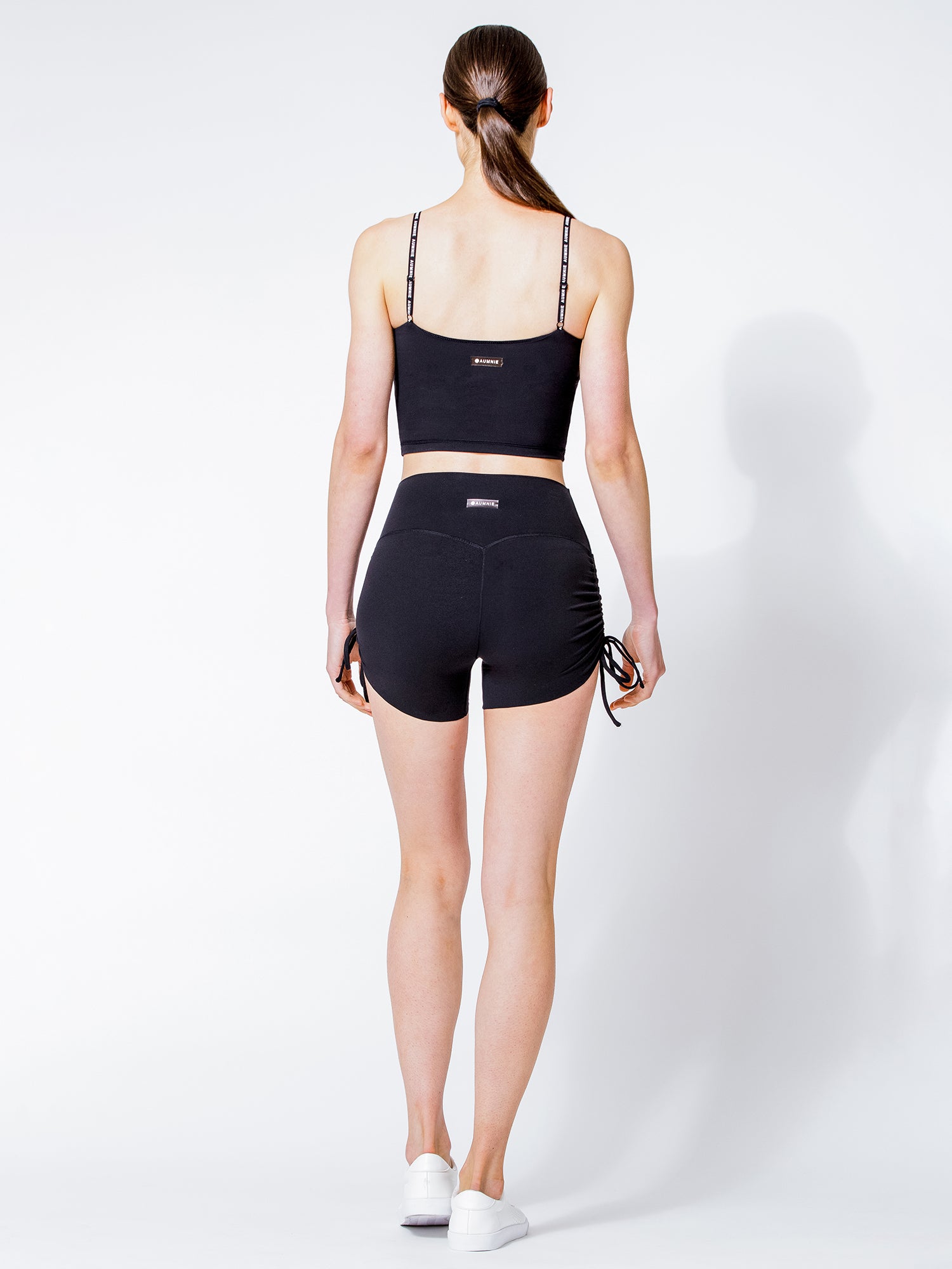 NUDE SHAPE HOT YOGA SHORTS, BLACK