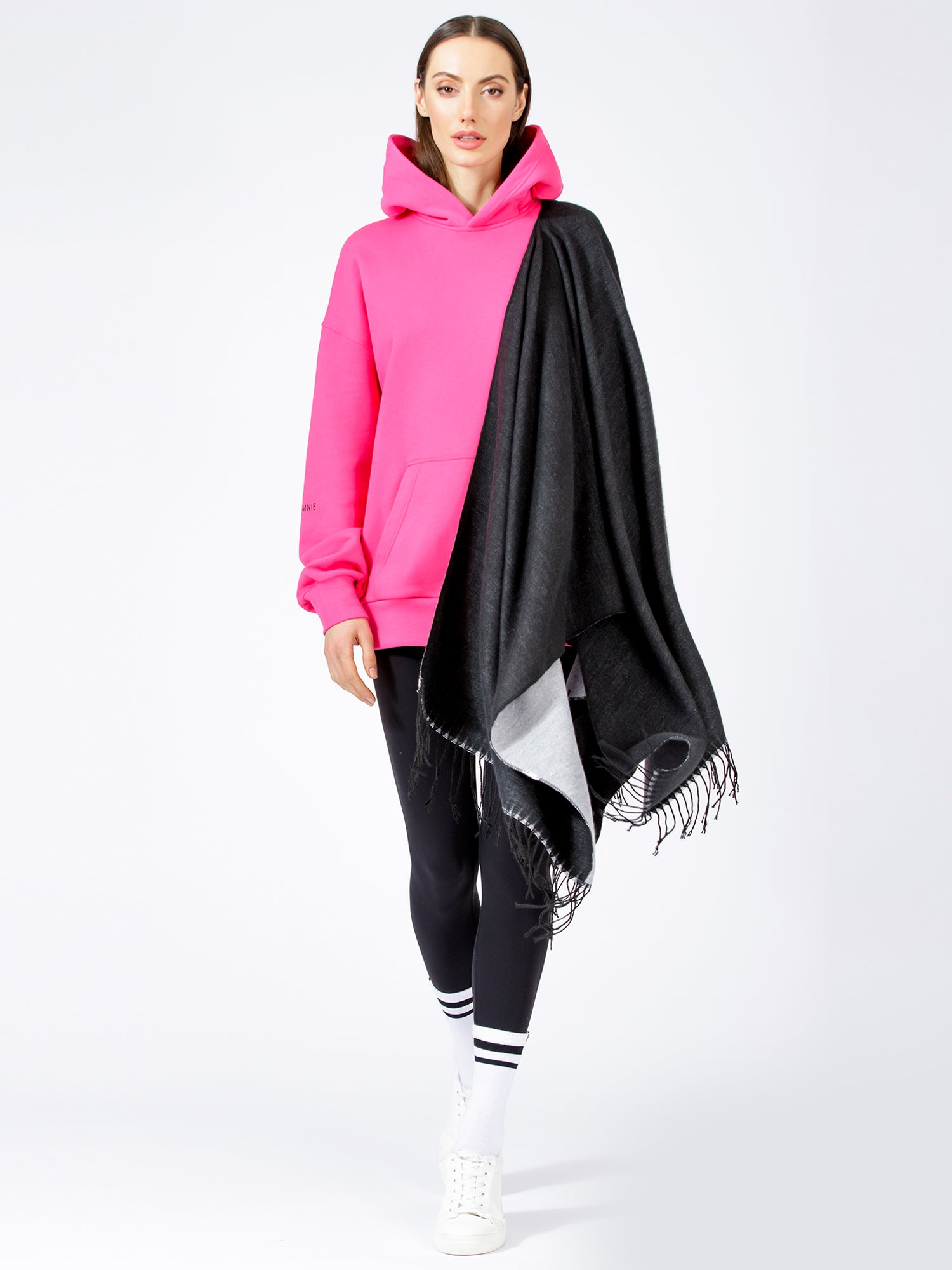 FREESTYLE FRINGED WRAP CAPE