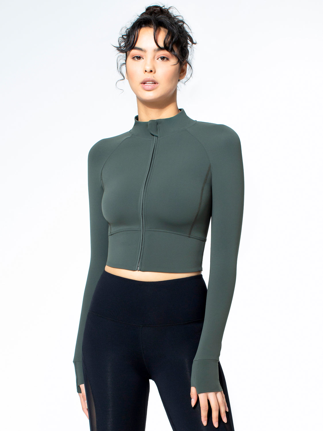 CROPPED BAREWEAR JACKET, DEEP FOREST