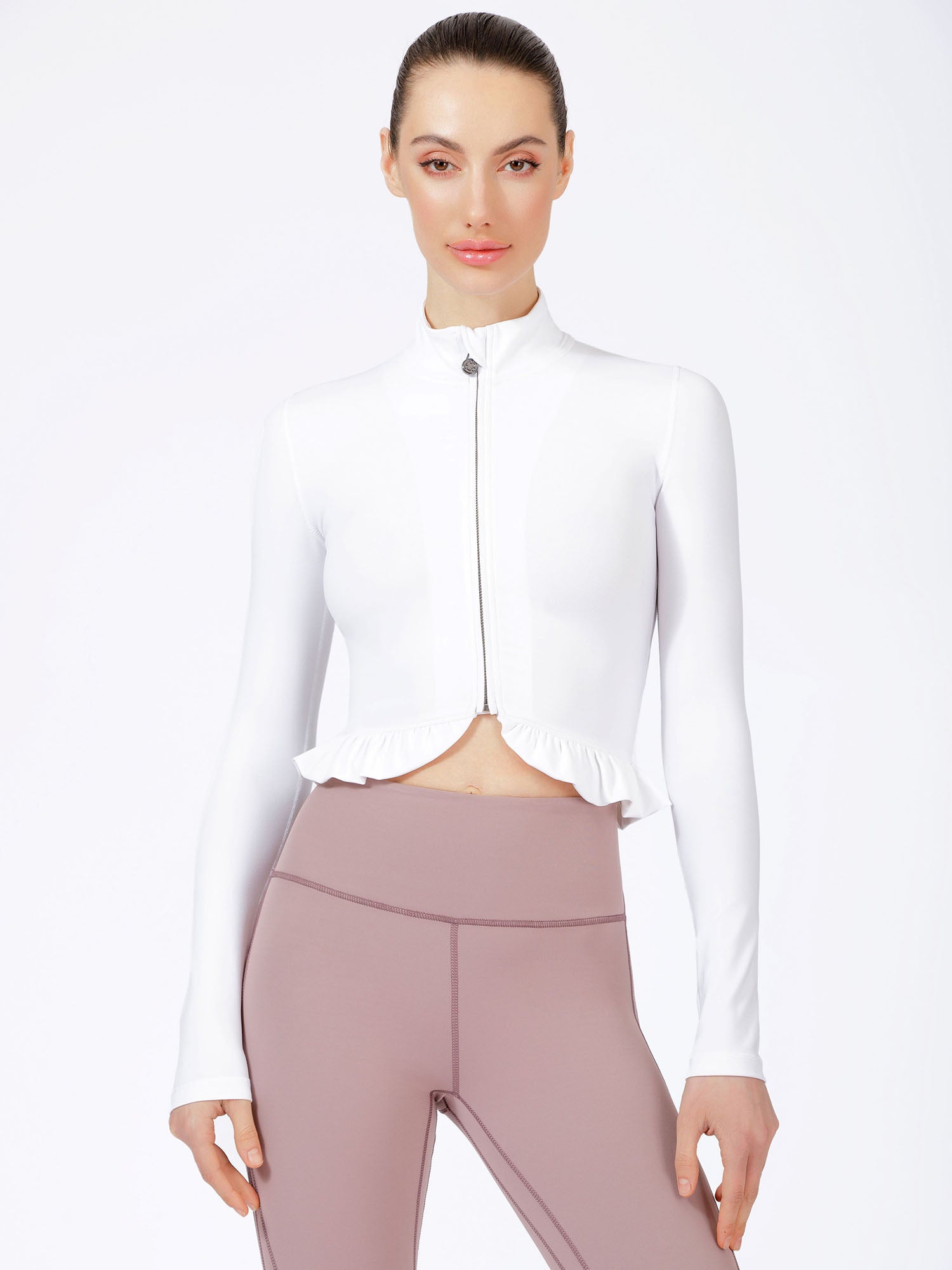 CROPPED RUFFLES JACKET