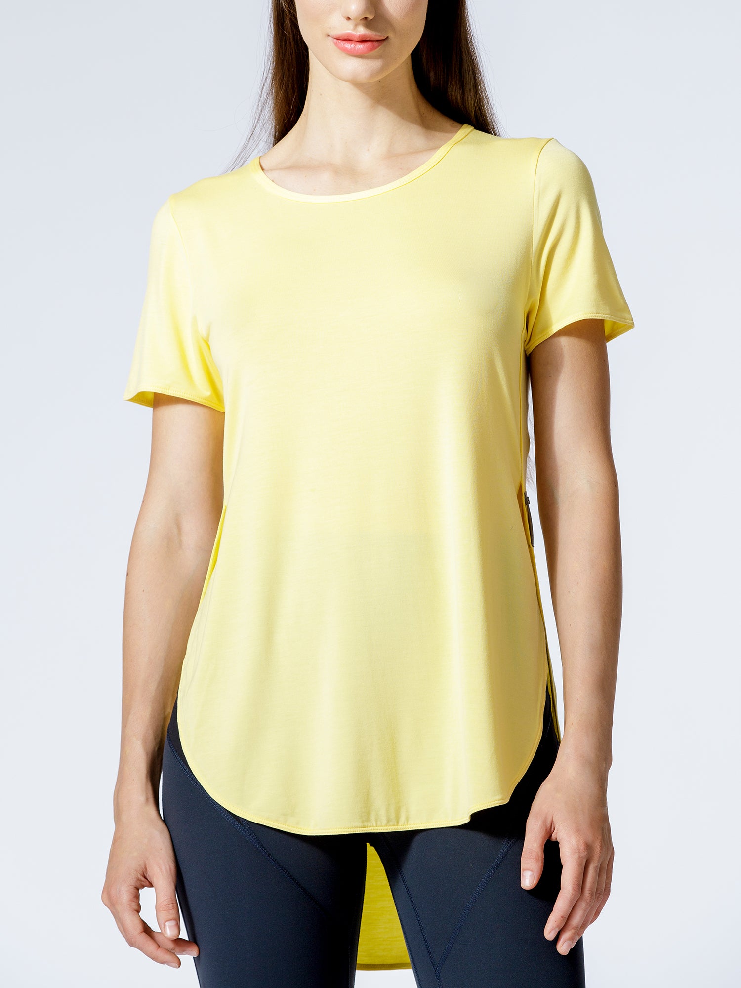 HI LO SIDE SPLIT TEE