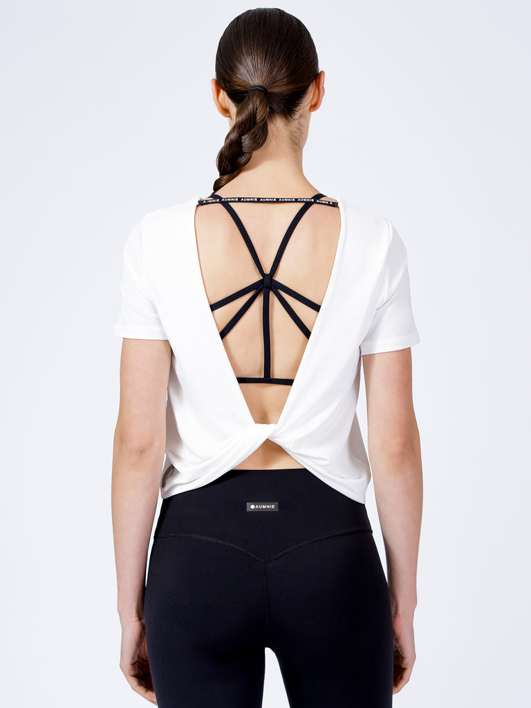 TWIST TEE, WHITE WFX