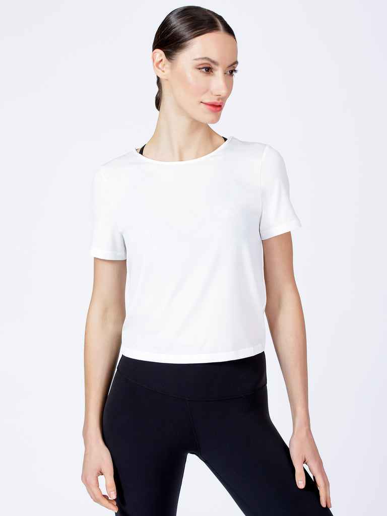 TWIST TEE, WHITE WFX