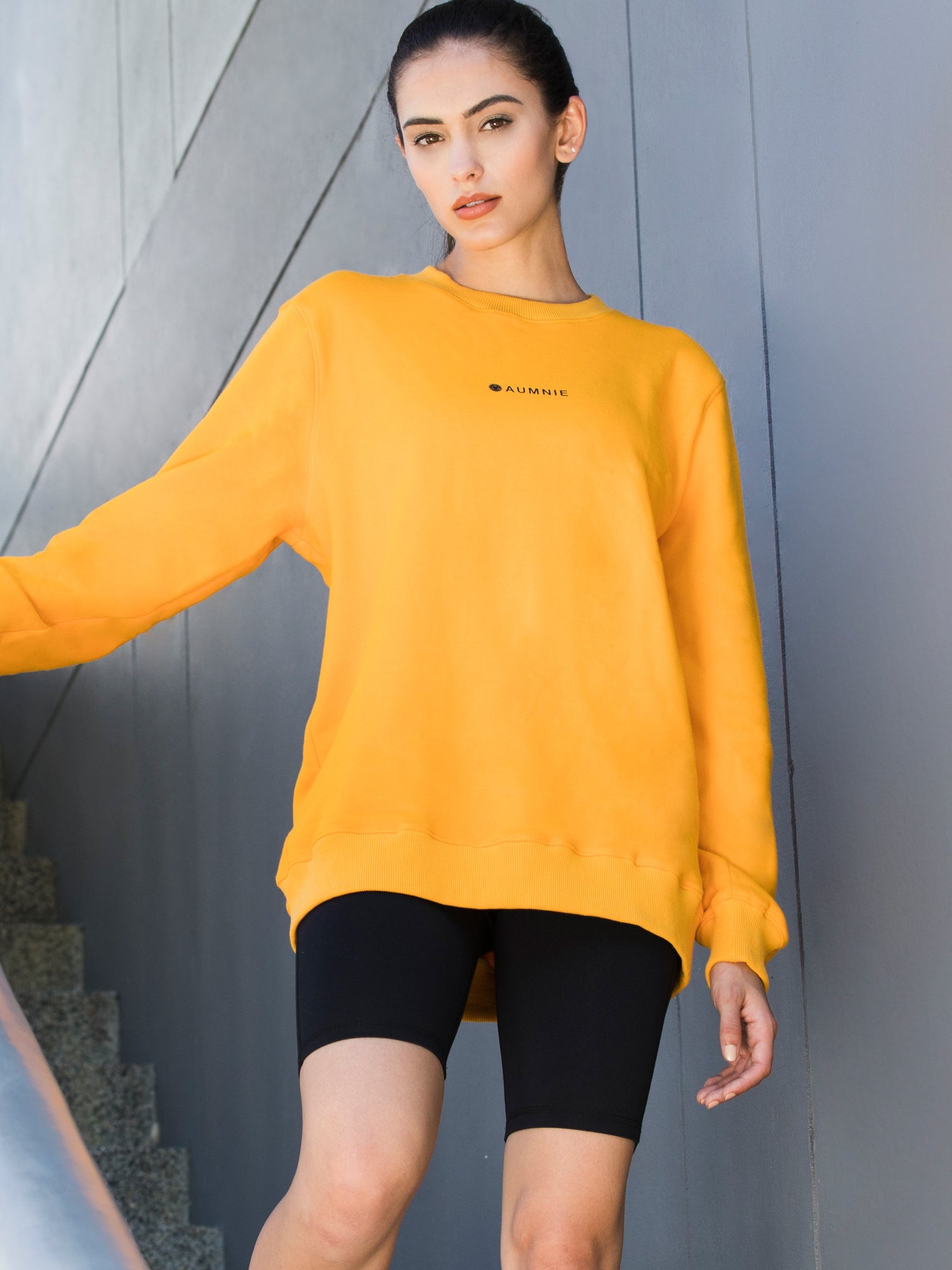 AMBER LOGO SWEATSHIRT