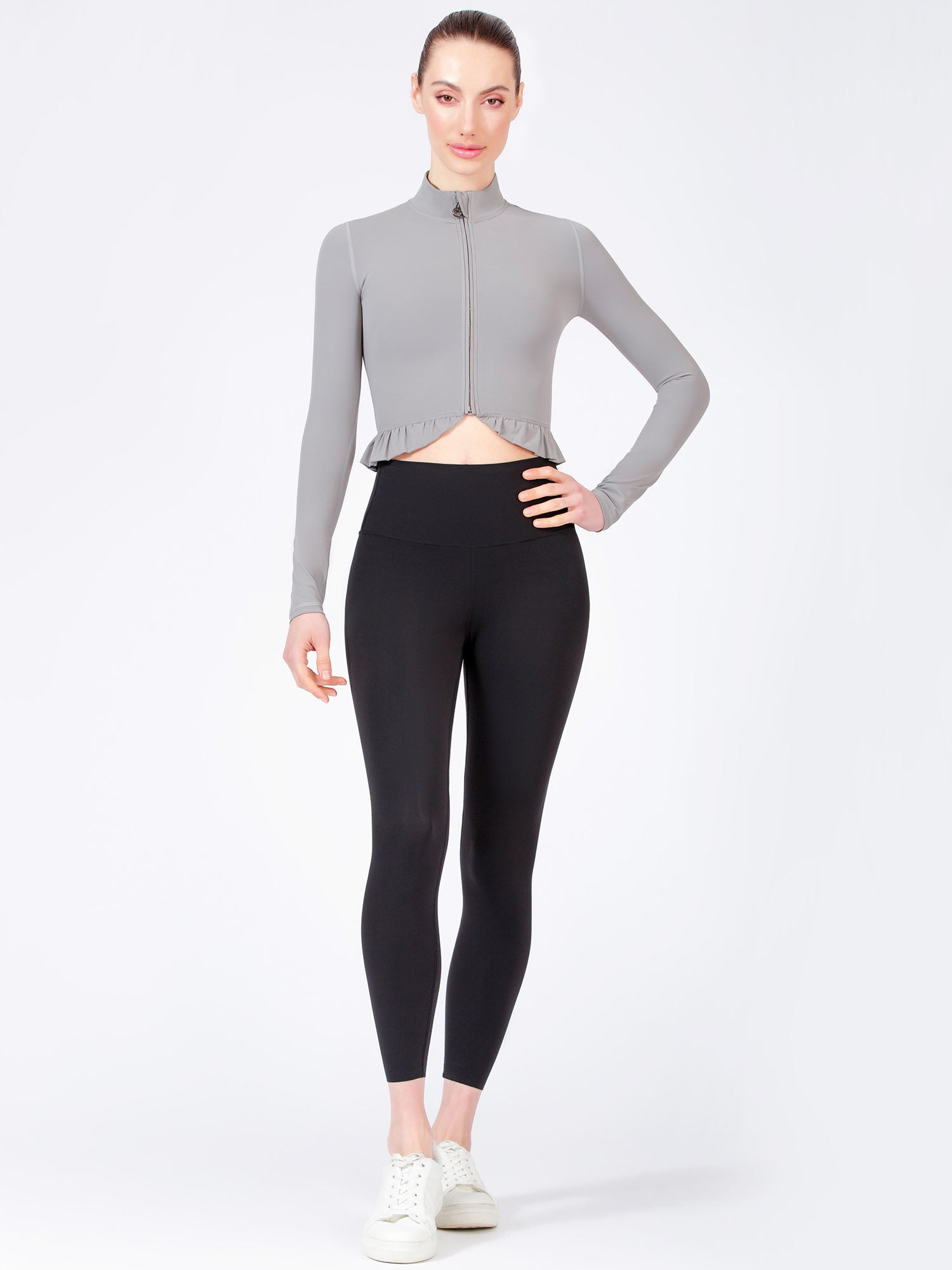 CROPPED RUFFLES JACKET