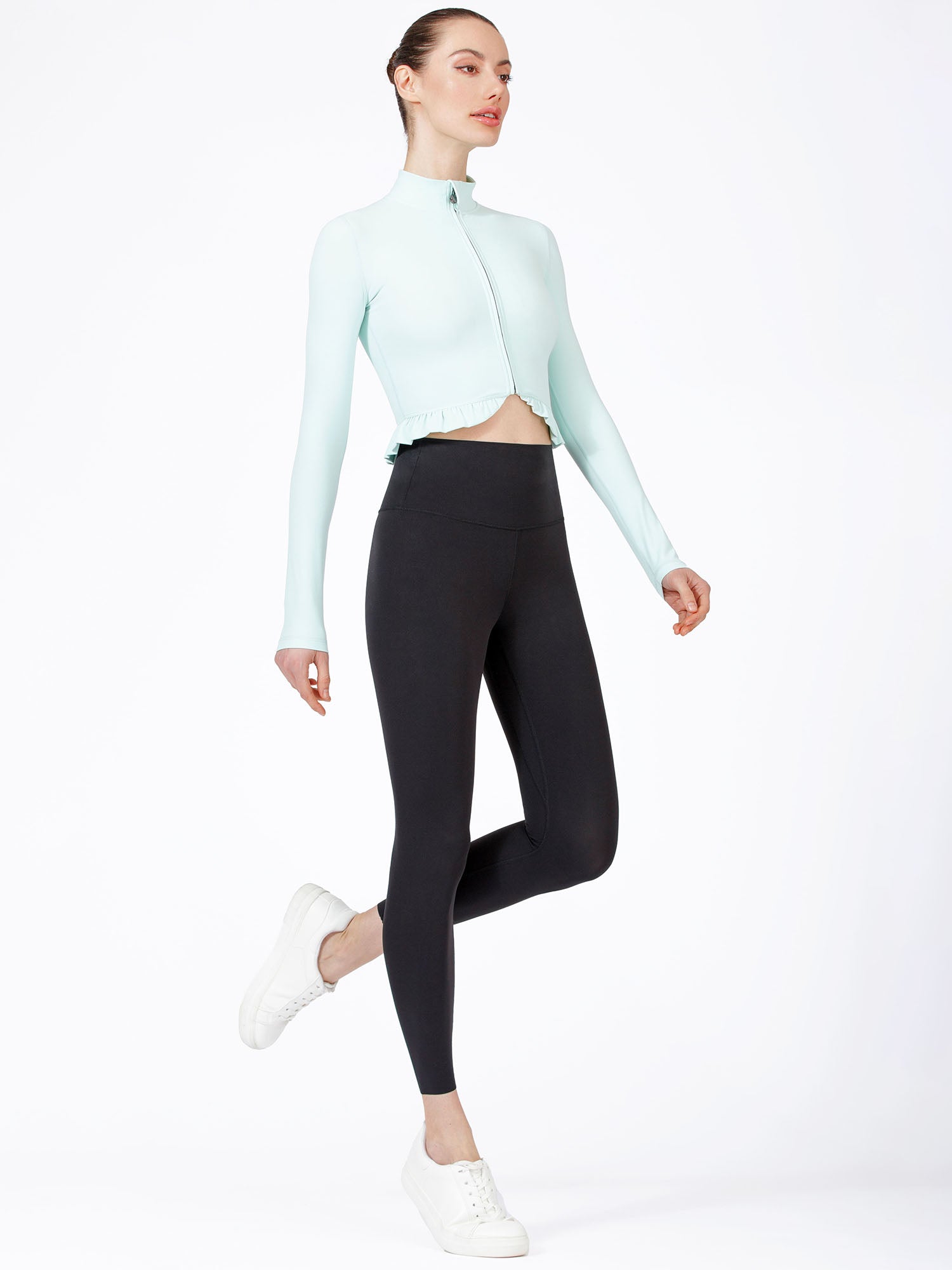 CROPPED RUFFLES JACKET