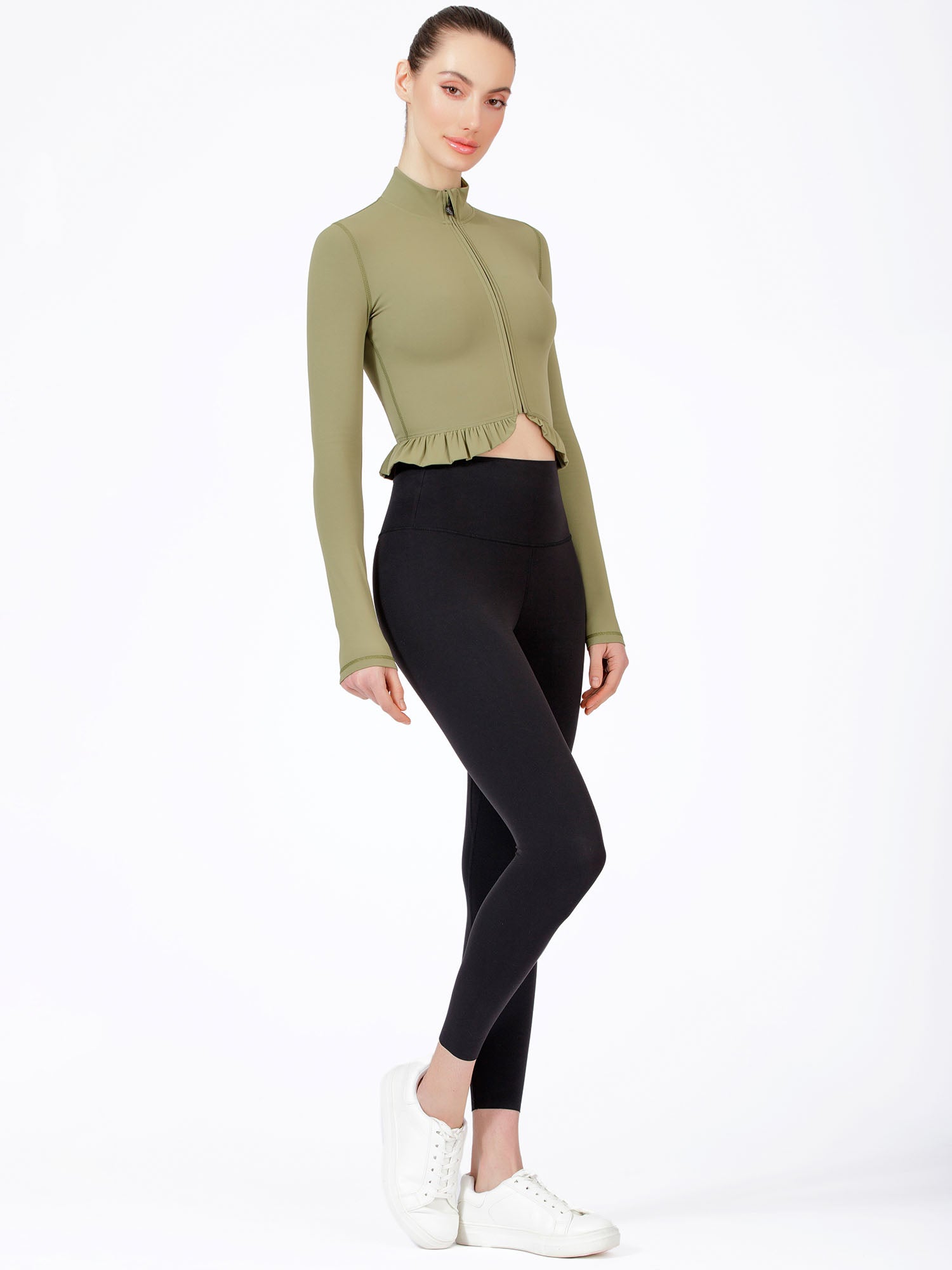 CROPPED RUFFLES JACKET
