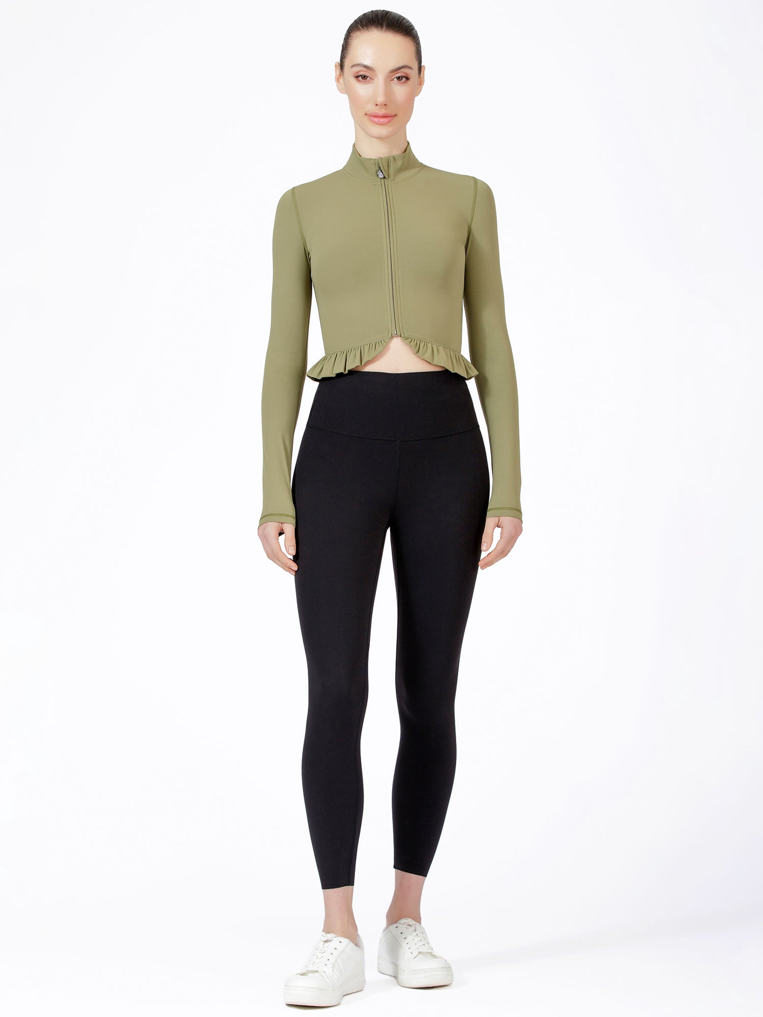 CROPPED RUFFLES JACKET