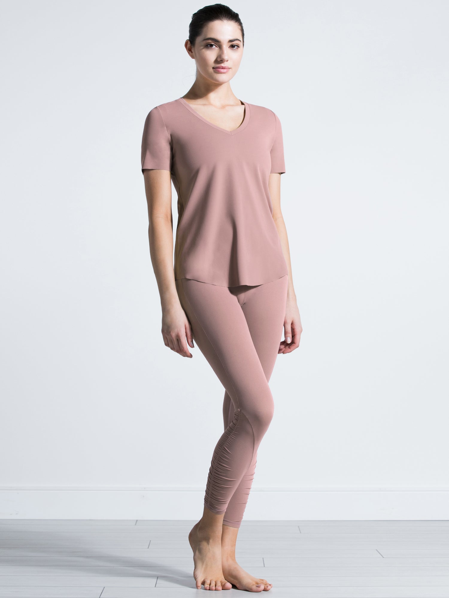 RUCHED NUDE PANTS