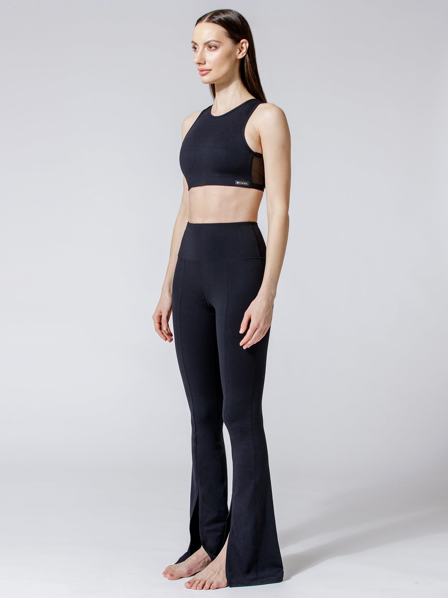 DIVINE FRONT SPLIT FLARE PANTS