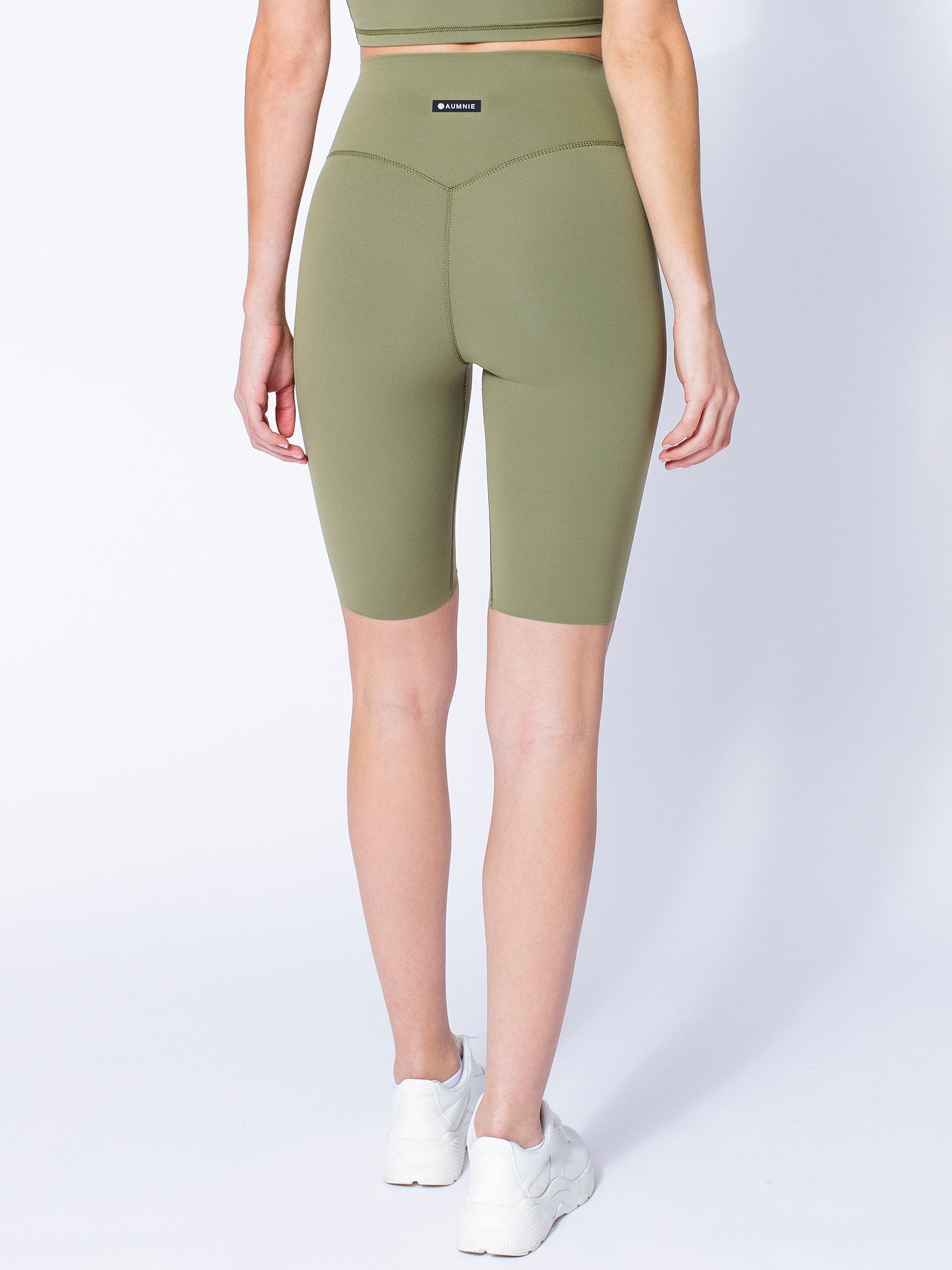 NUDE SHAPE BIKER SHORTS, SAGE