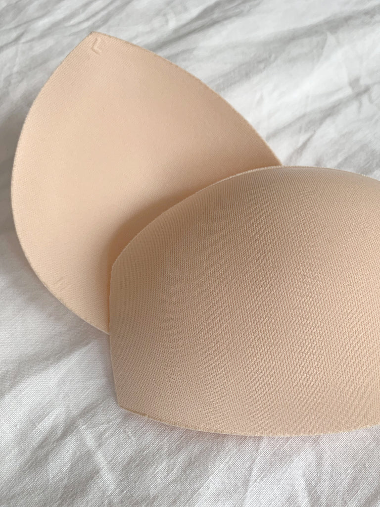 BRA PADS, 1 PAIR, LIGHT NUDE