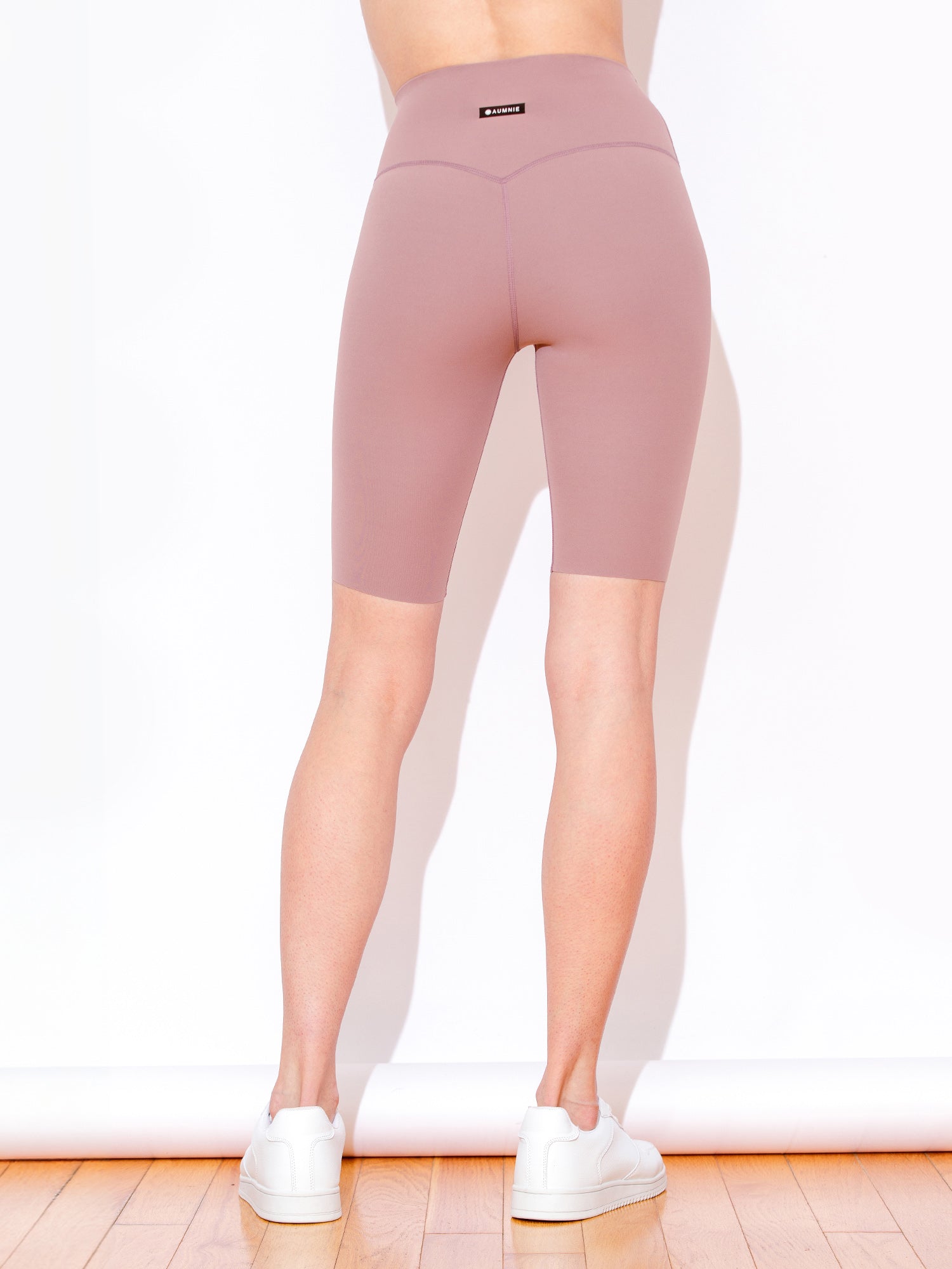 NUDE SHAPE BIKER SHORTS, ASH MAUVE