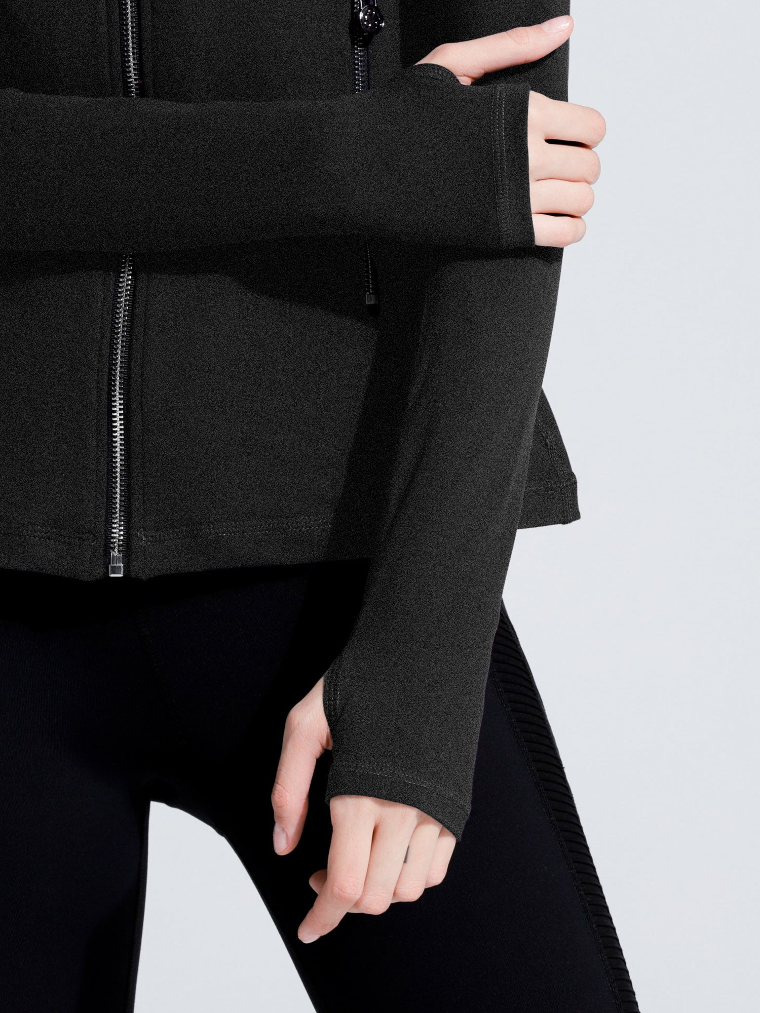 FIT JACKET 3.0, HEATHER BLACK