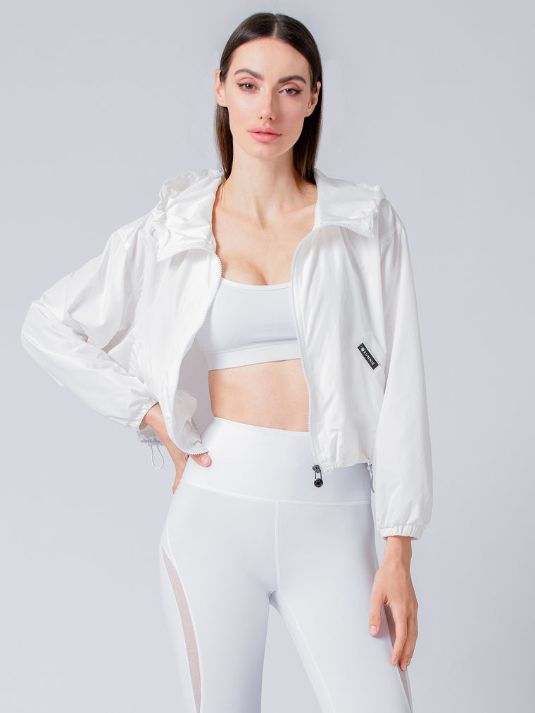 BREEZE EVERYDAY WINDBREAKER,WHITE