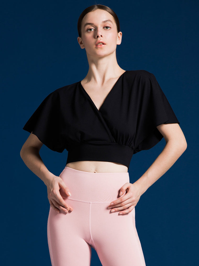 ORCHID TOP, BLACK