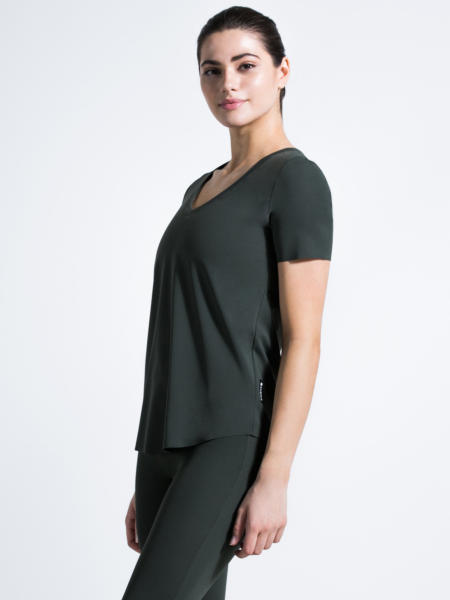 RELAXED NUDE TEE, DEEP FOREST