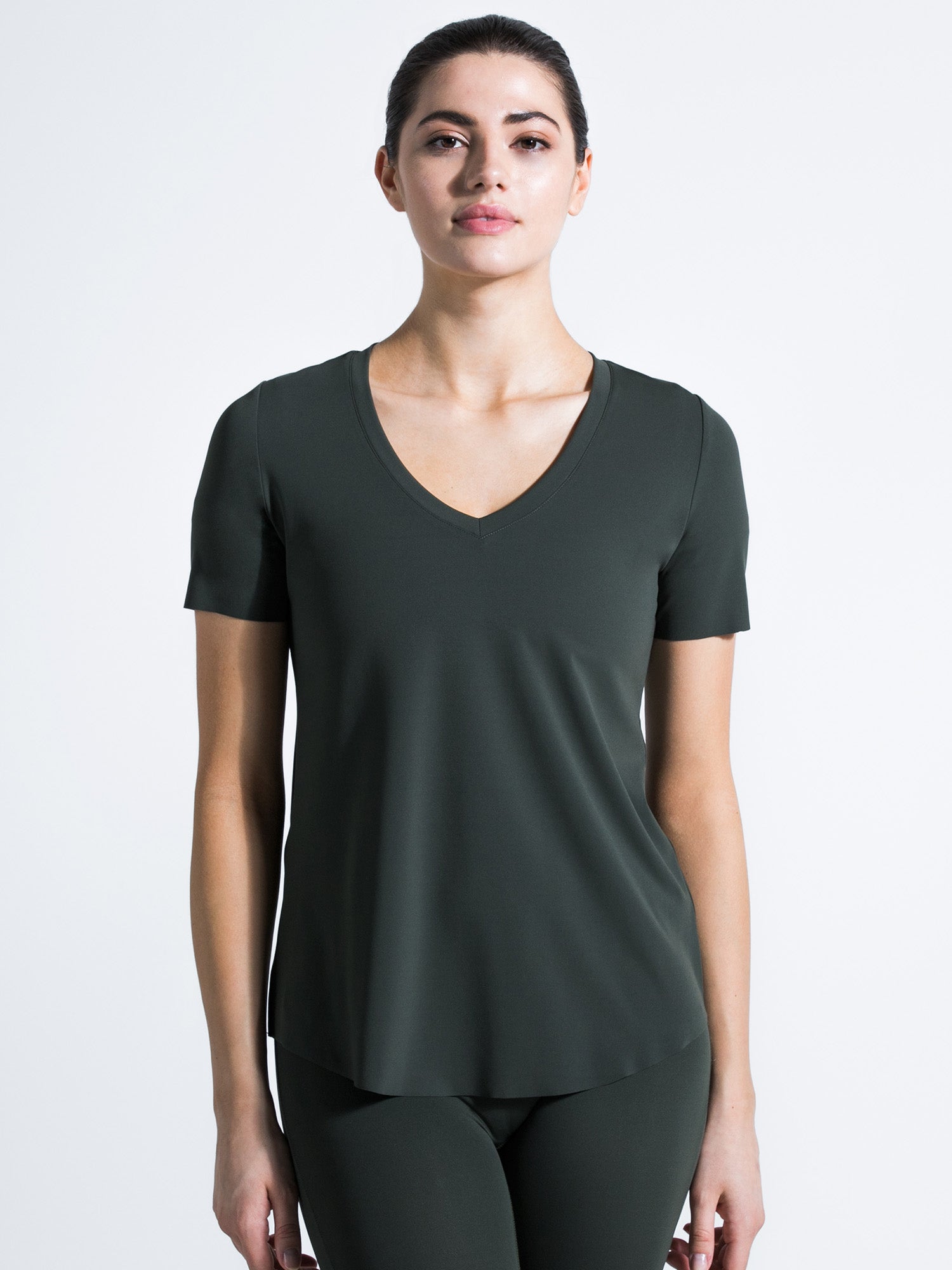 RELAXED NUDE TEE, DEEP FOREST