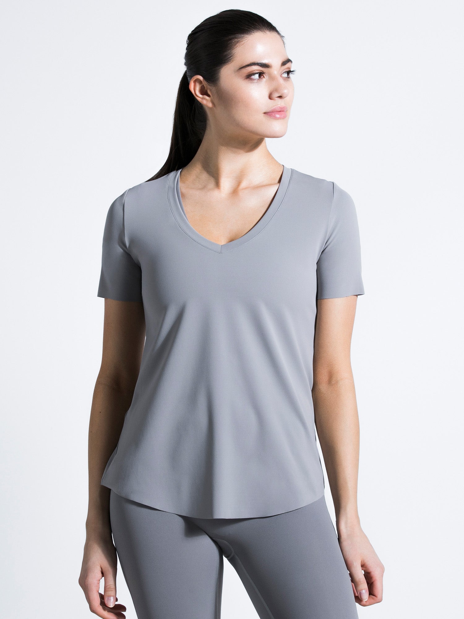 RELAXED NUDE TEE, LUNAR GREY
