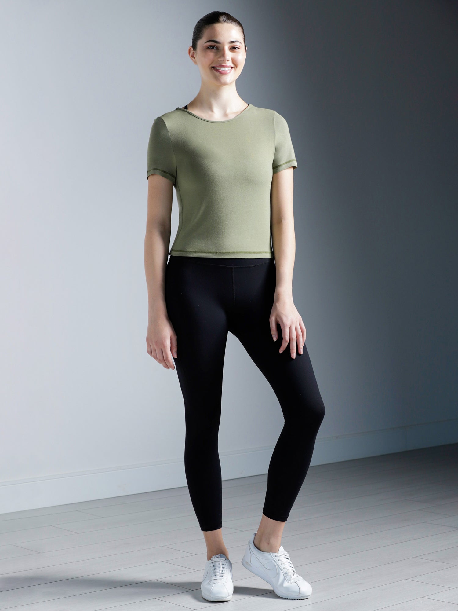 TWIST TEE 2.0, SAGE