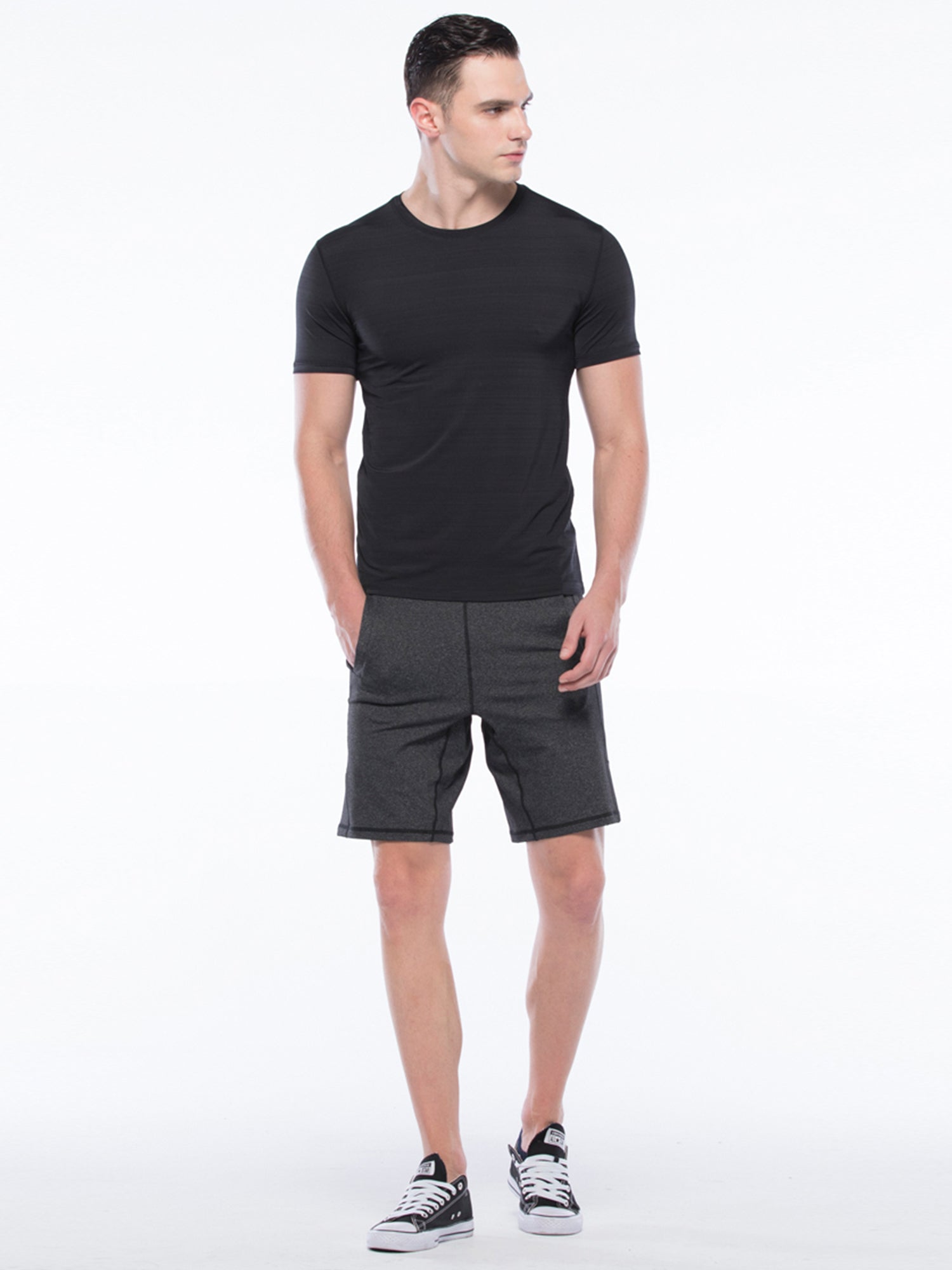 SPEED SHORT, HEATHER BLACK