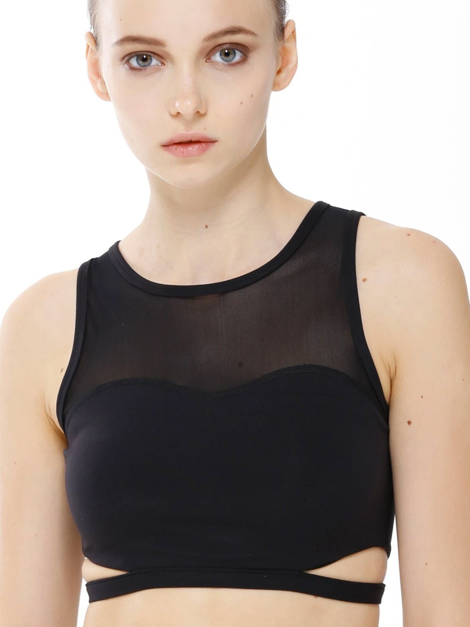 ILLUSION BRA 2.0, BLACK/BLACK MESH