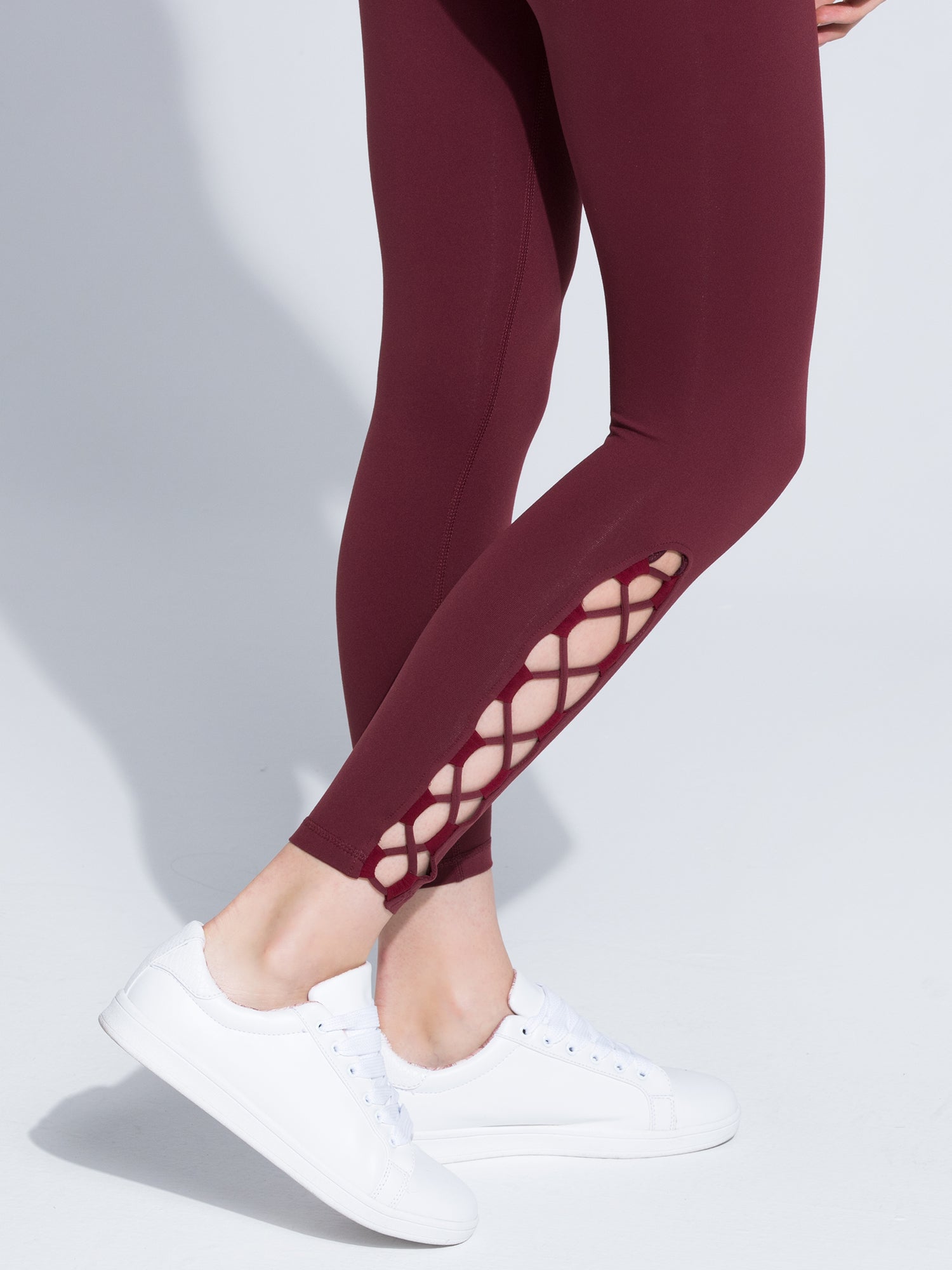 MUSE ANKLE CROPS, BORDEAUX