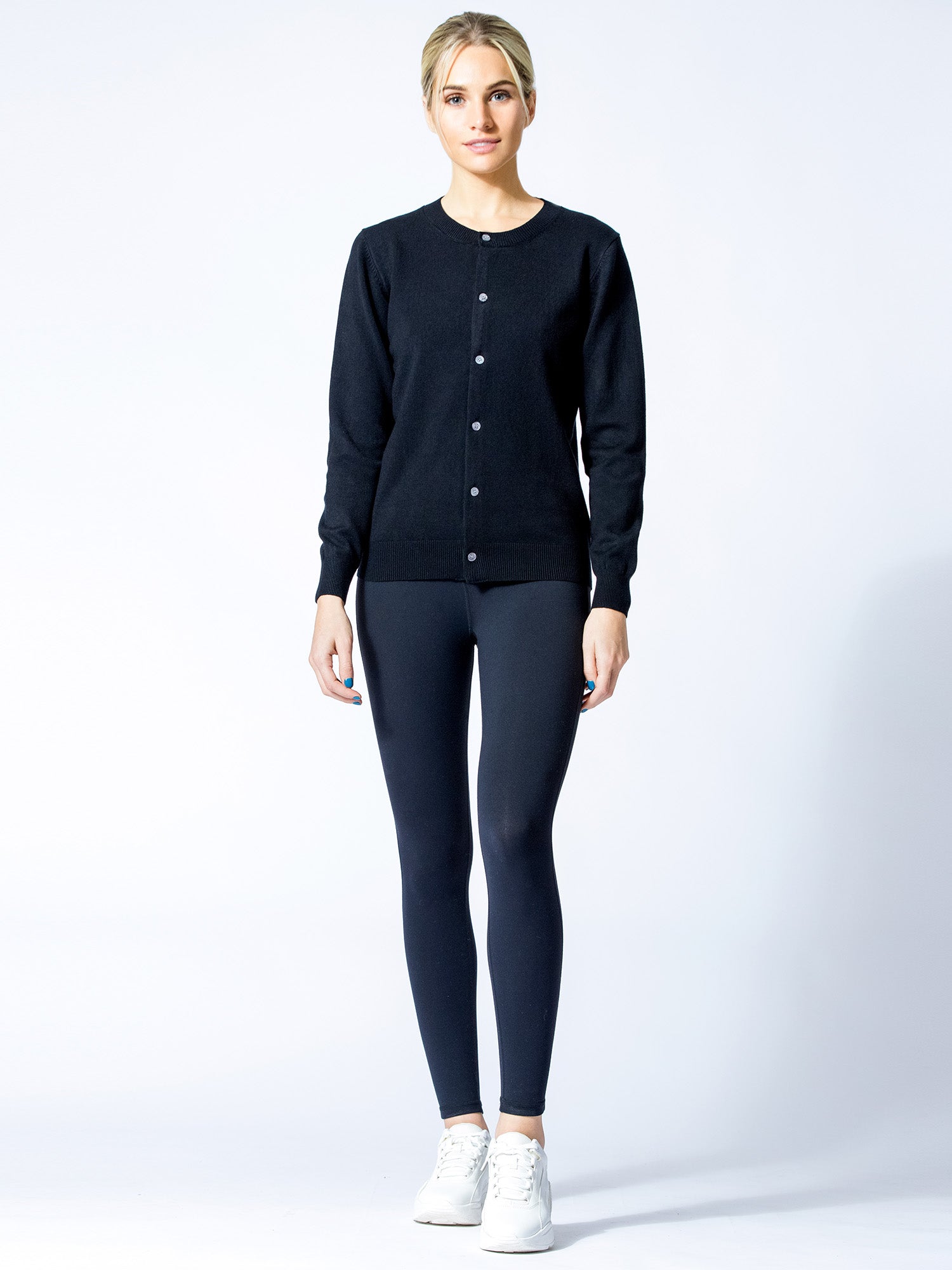 CLASSIC CARDIGAN, BLACK