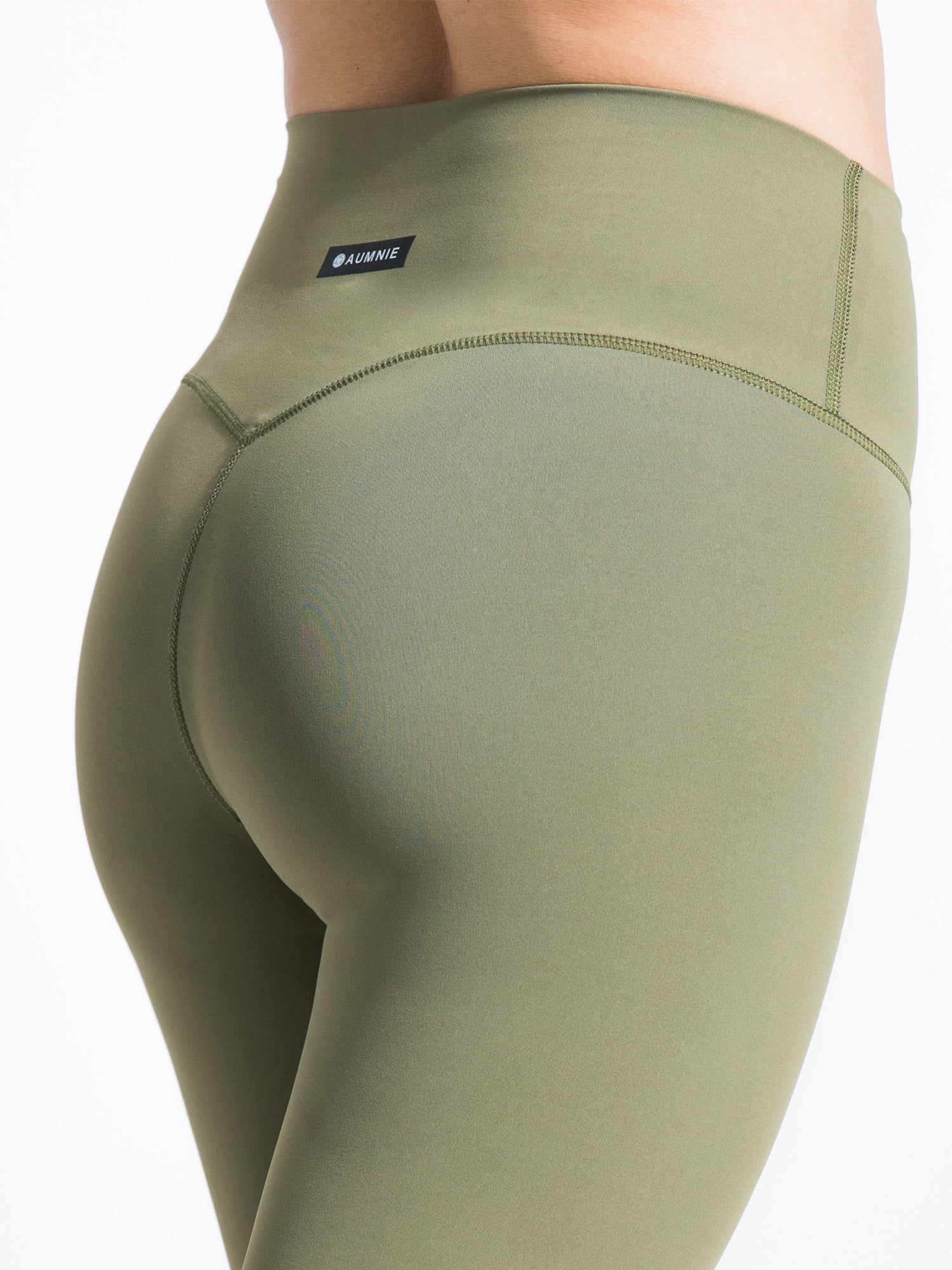 NUDE SHAPE HIGH WAIST CROPS, SAGE