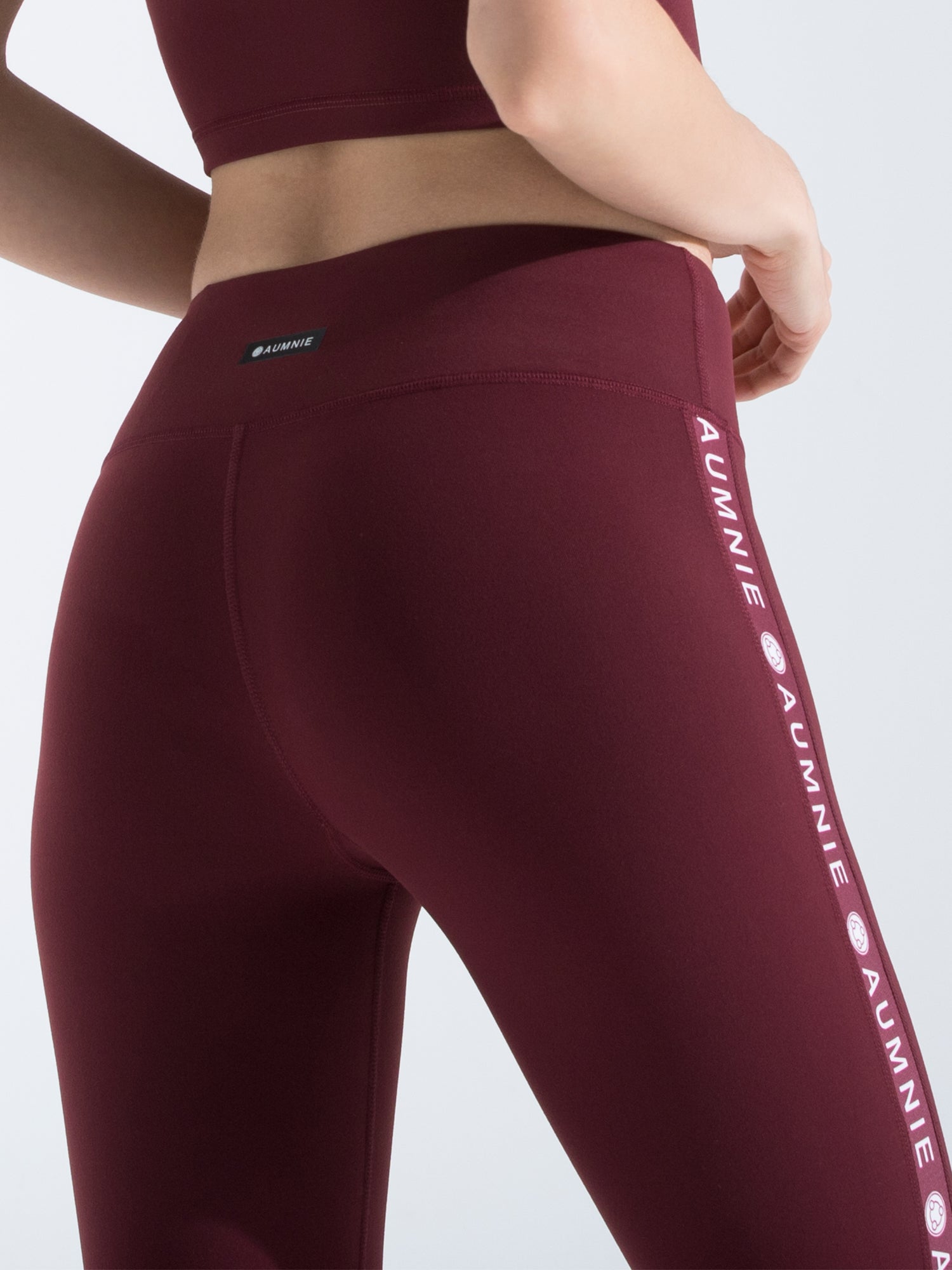 LOGO PANTS, BORDEAUX
