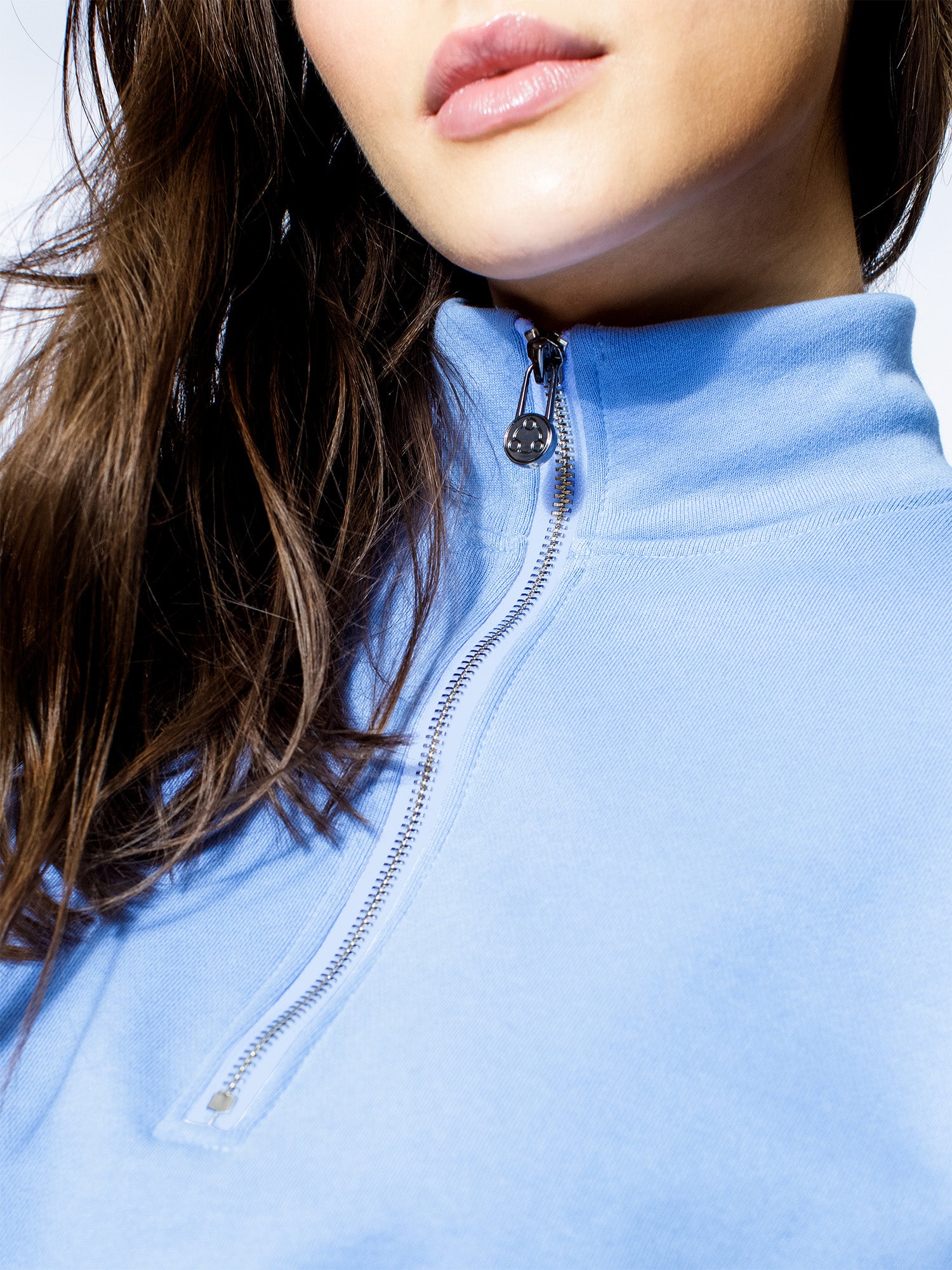 CT COTTON HALF ZIP SWEATSHIRT