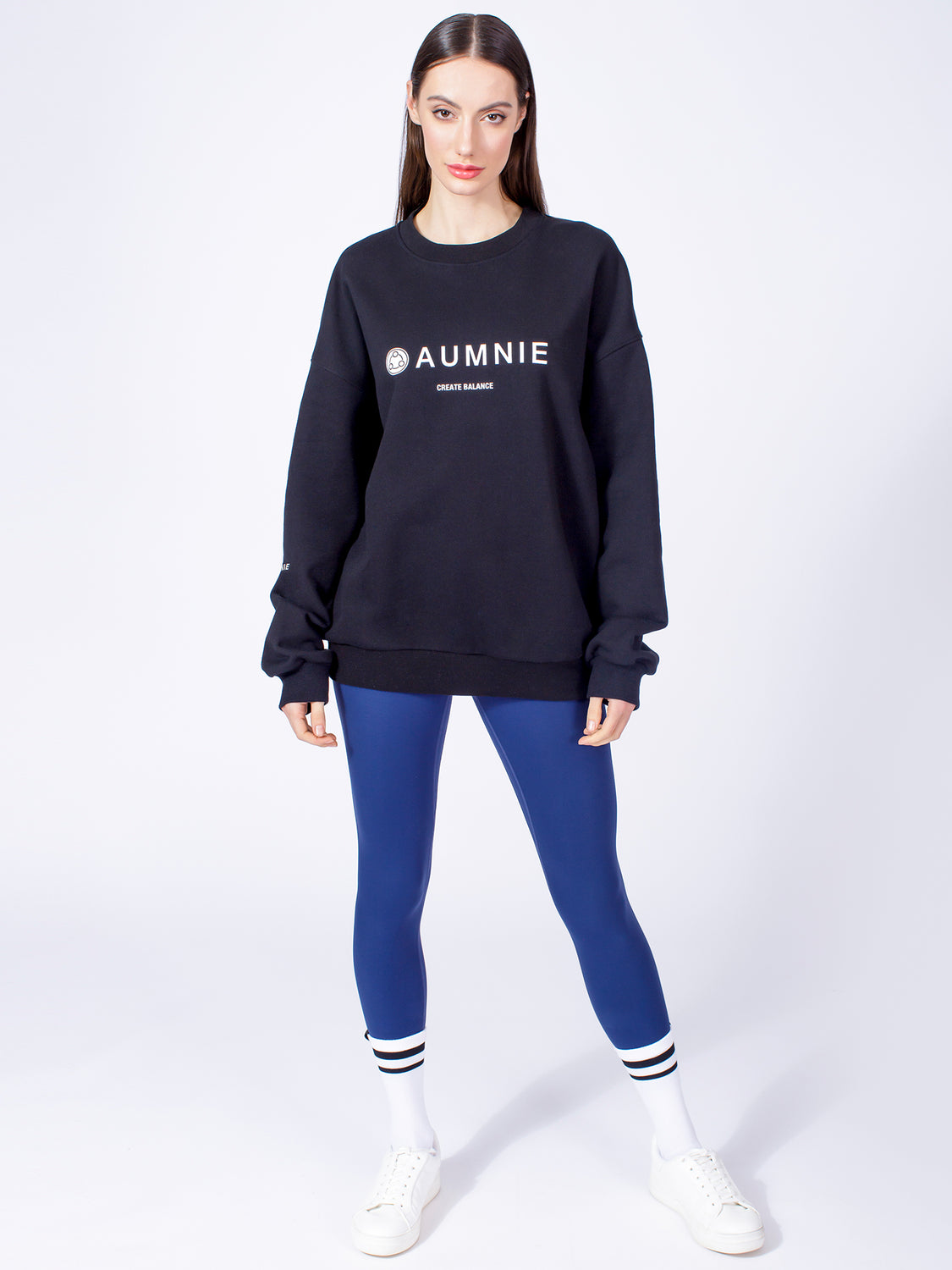 AUMNIE OVERSIZE SWEATSHIRT, BLACK