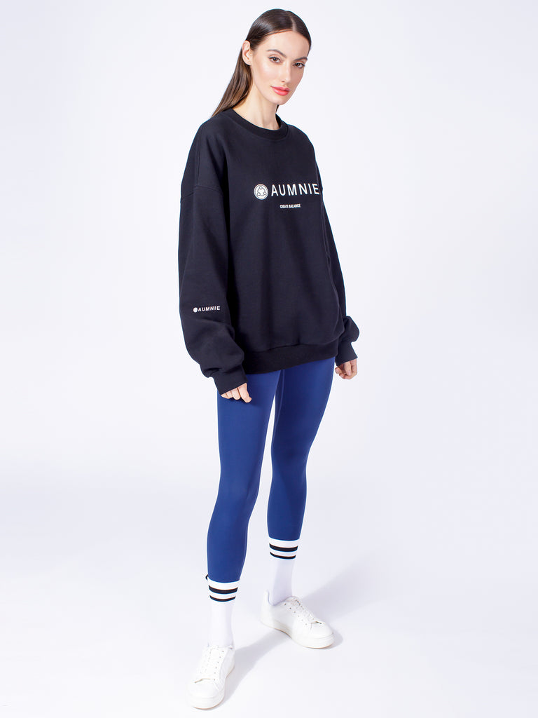 AUMNIE OVERSIZE SWEATSHIRT, BLACK