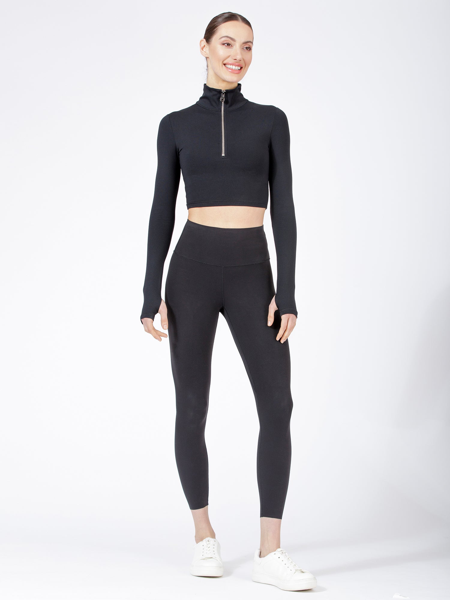 ATHLETICS HALF ZIPPER TOP