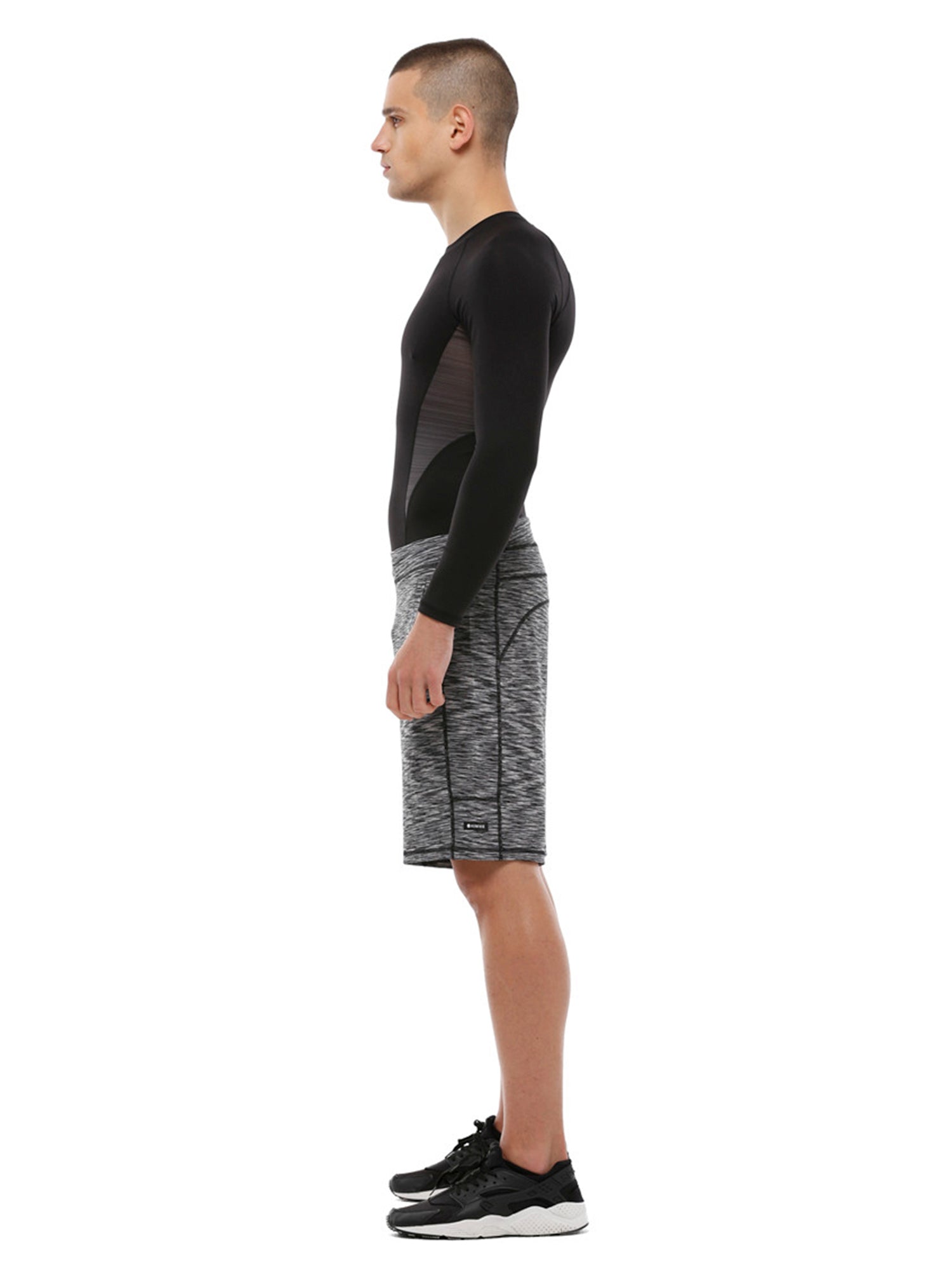 SPEED SHORT 2.0, B&amp;W MELANGE