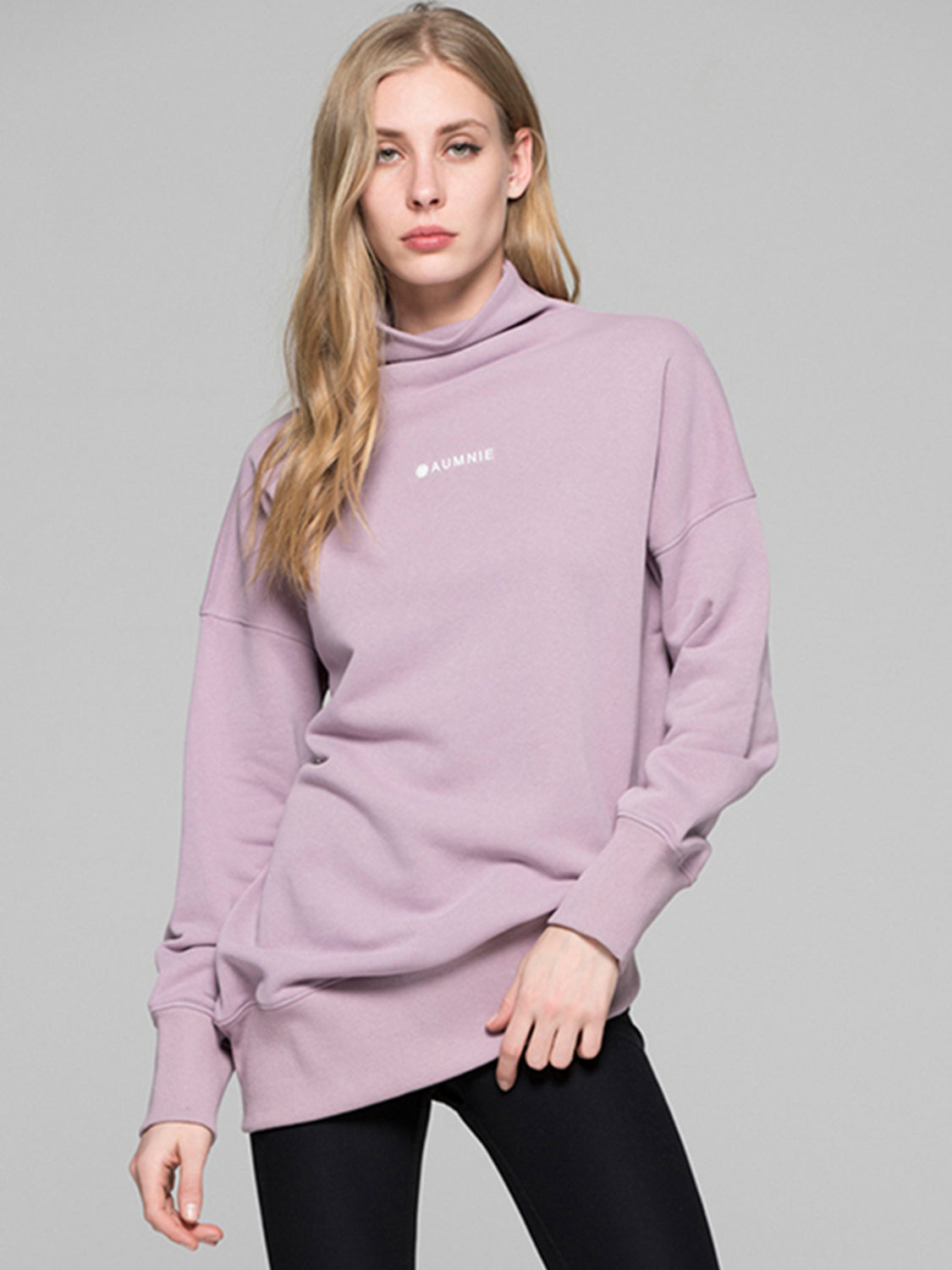 LONG SWEATSHIRT, PURPLE