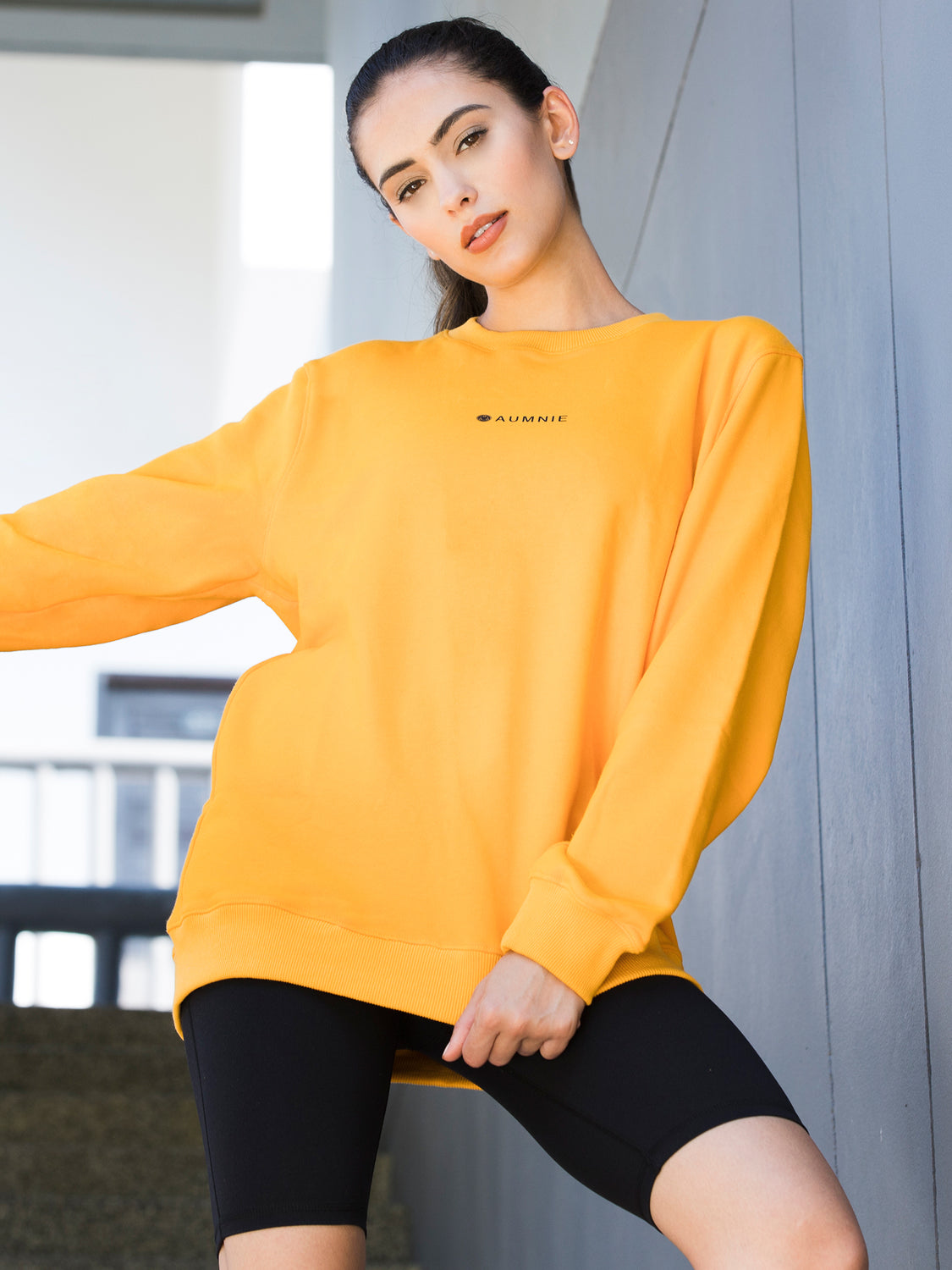 AMBER LOGO SWEATSHIRT